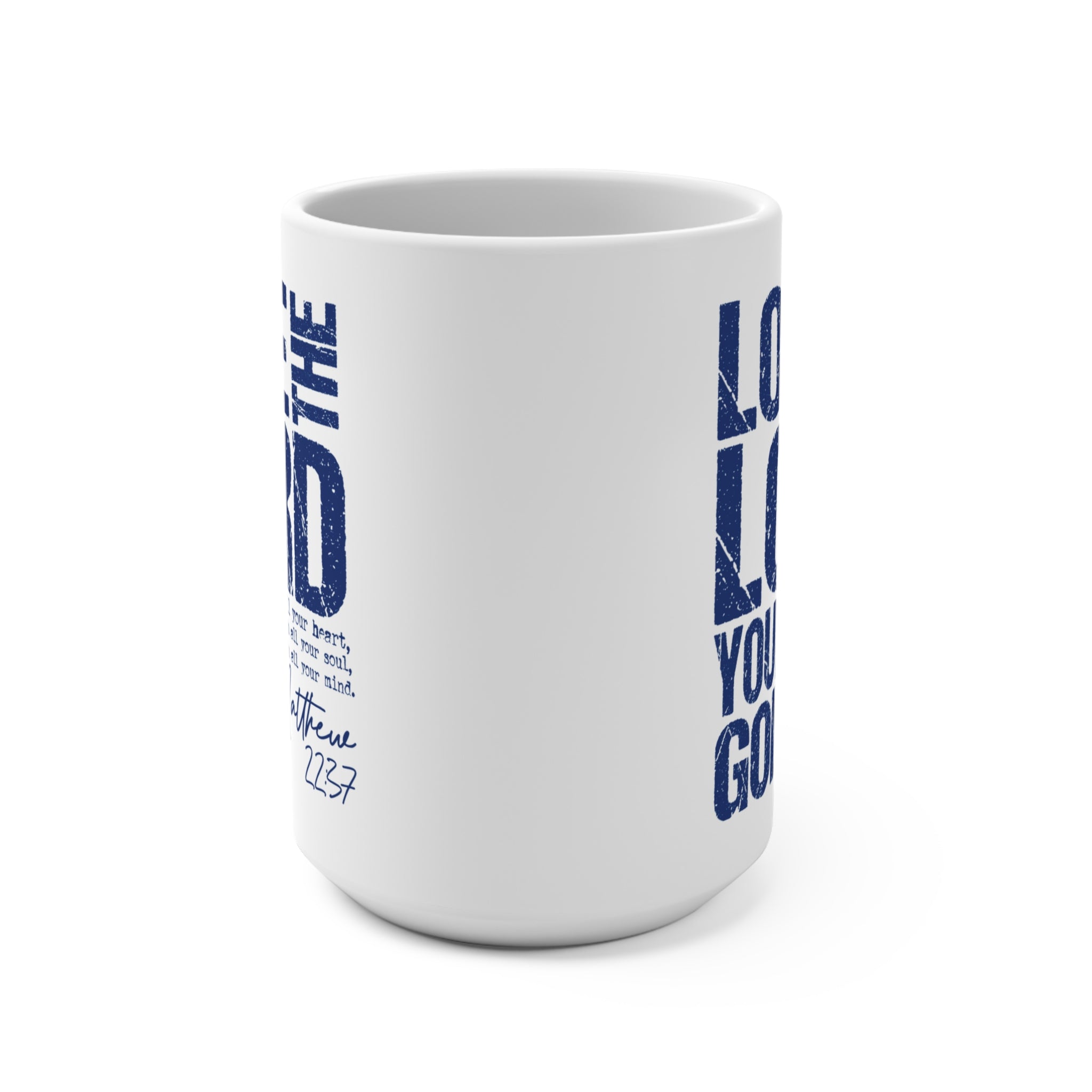 Love the Lord Your God – Mug (White/Navy)