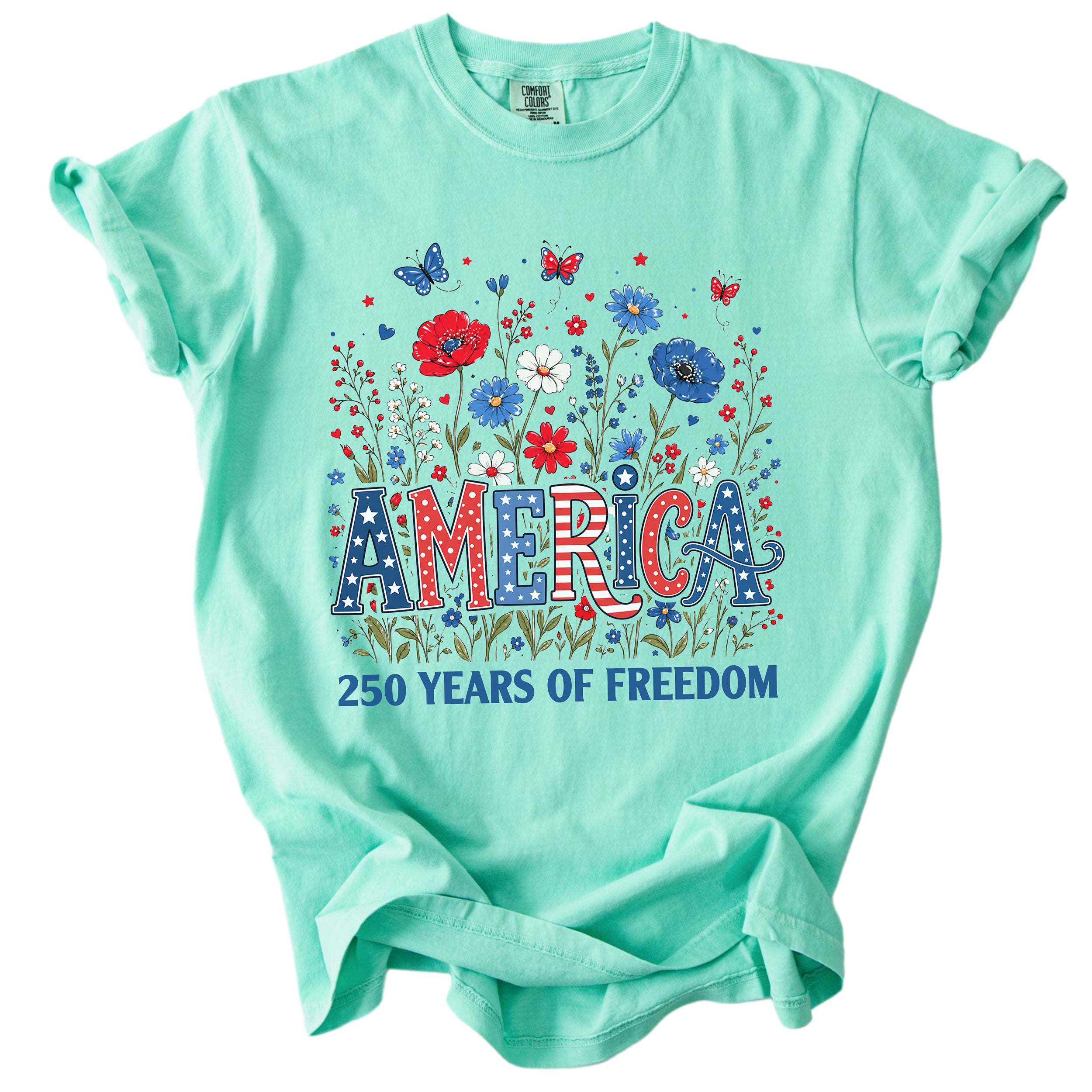 America 250 – Wildflower Patriotic Tee