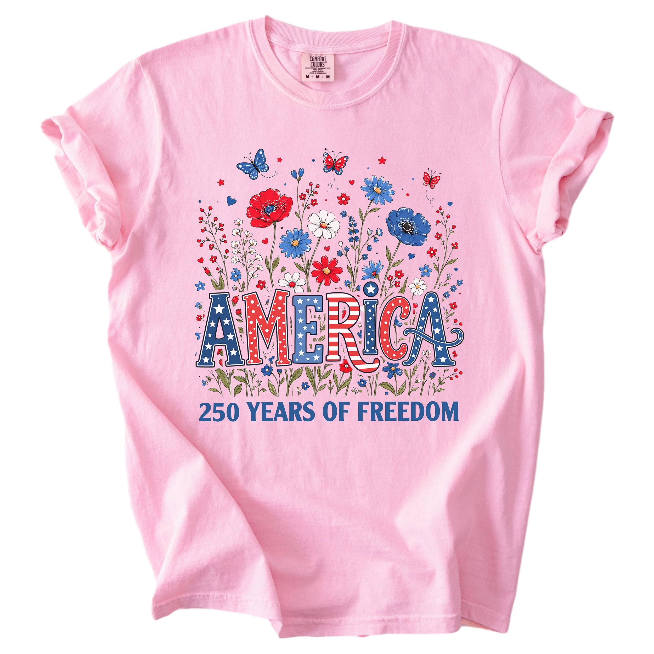 America 250 – Wildflower Patriotic Tee