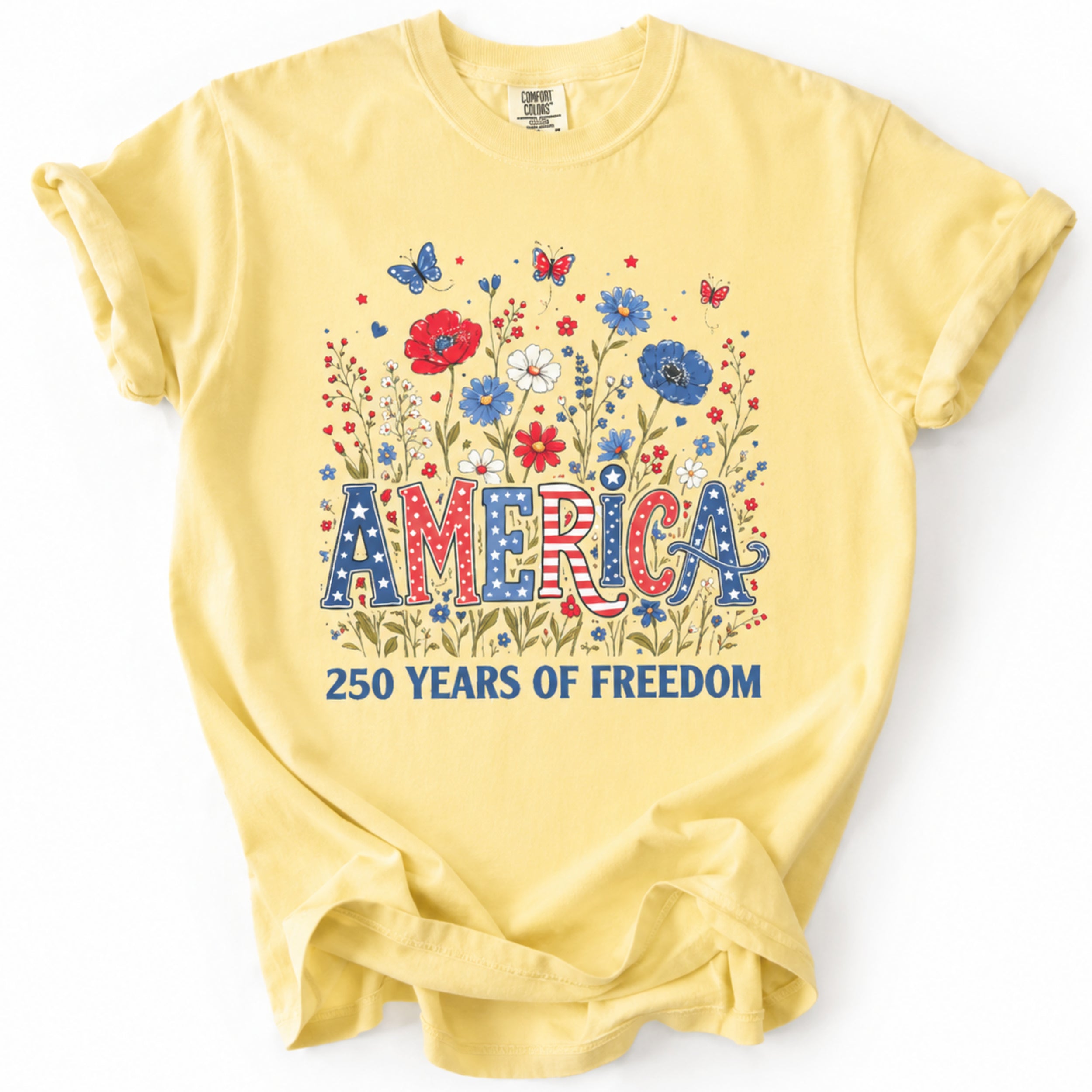 America 250 – Wildflower Patriotic Tee