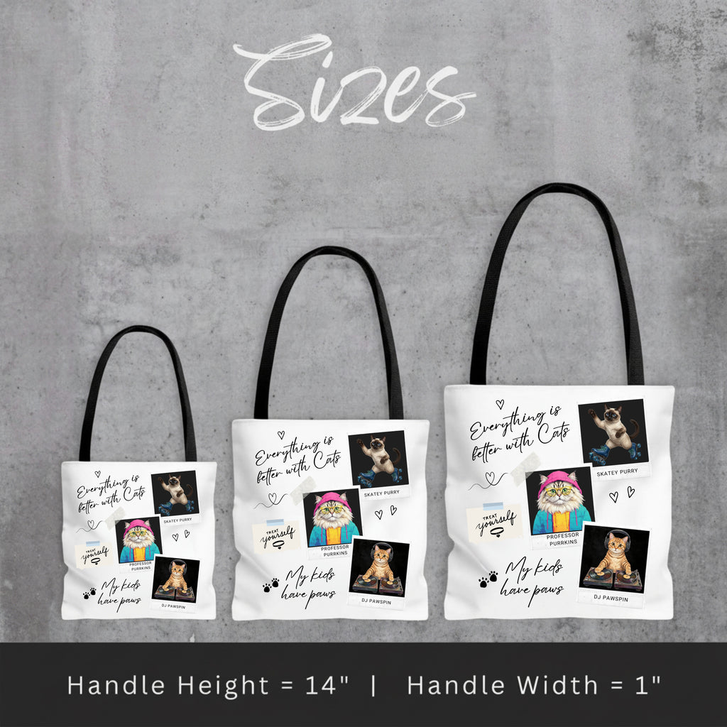 Cat Lover Collage – Tote Bag