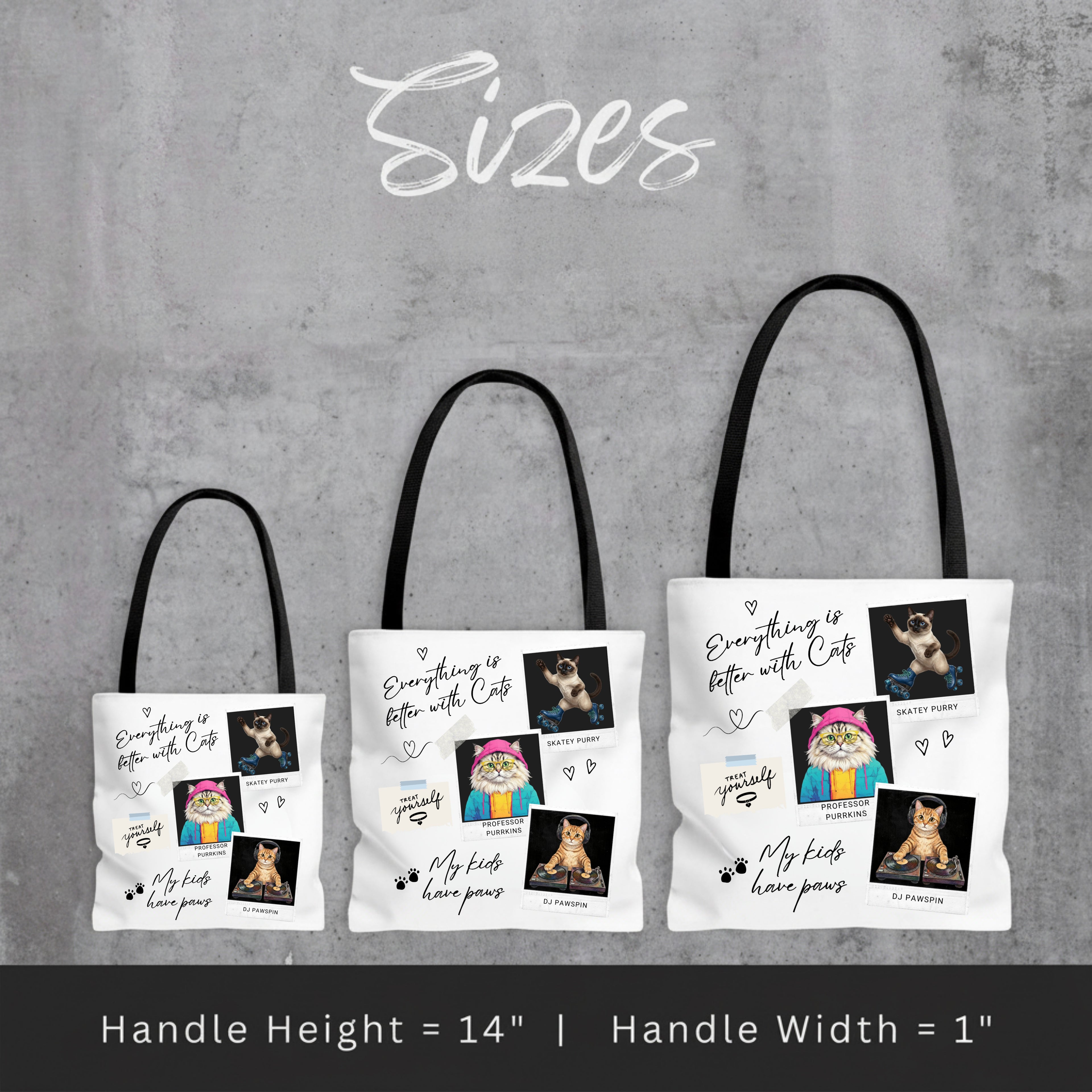 Cat Lover Collage – Tote Bag