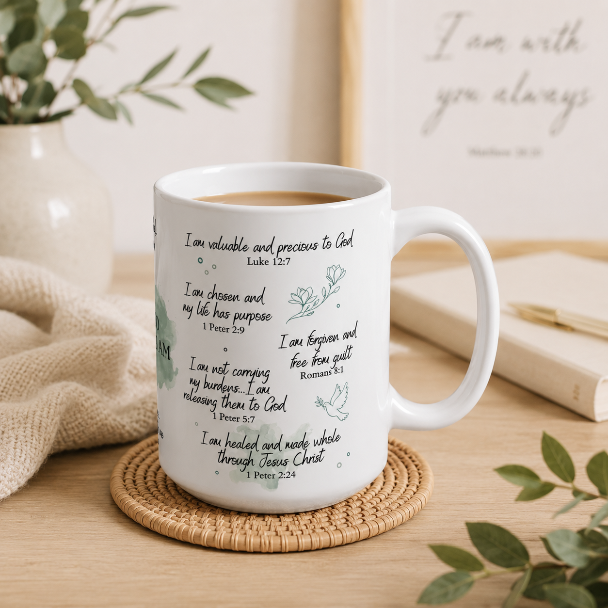 Renew Your Mind - I Am Who God Says I Am Scripture Affirmation Mug