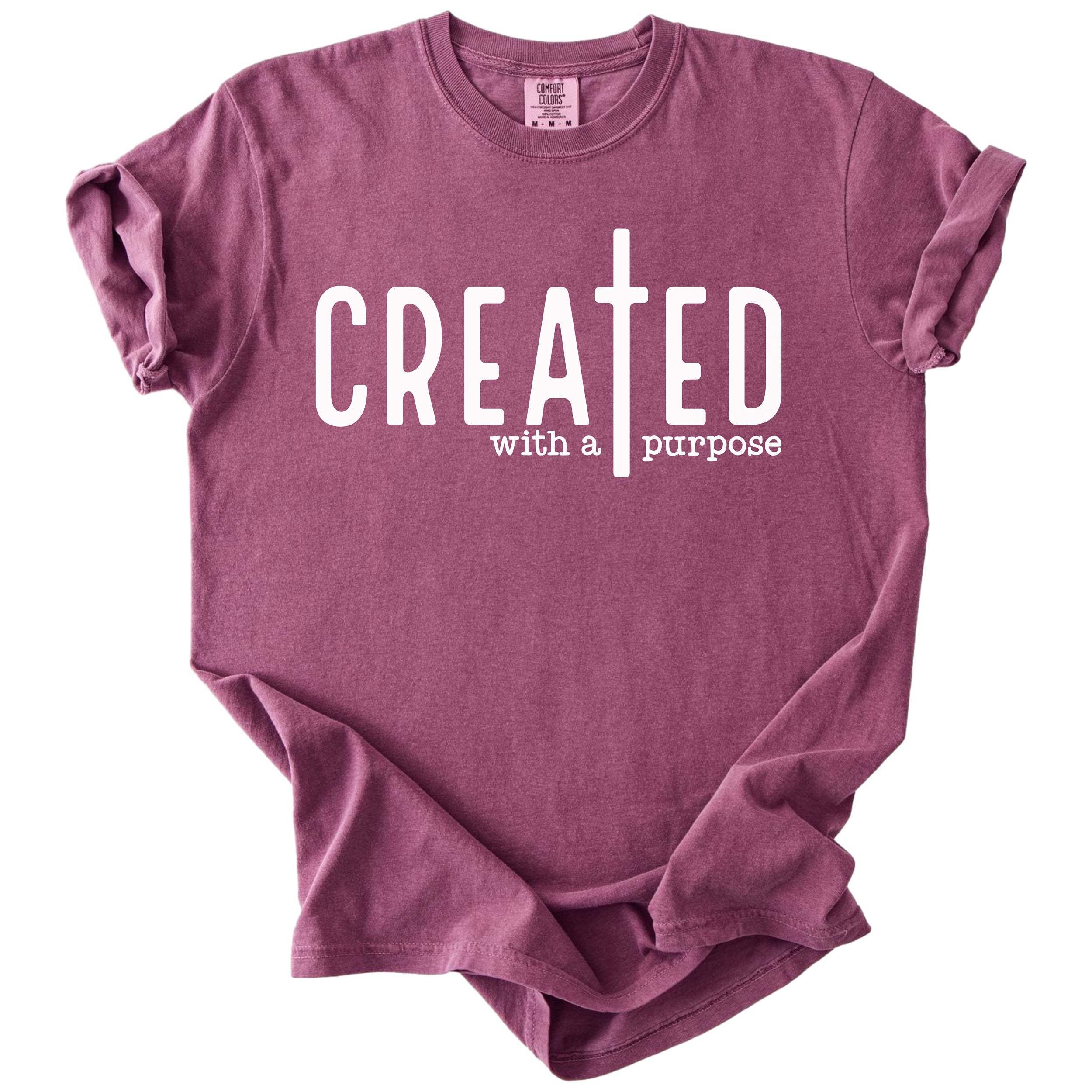 Created with a Purpose – Christian Faith Tee