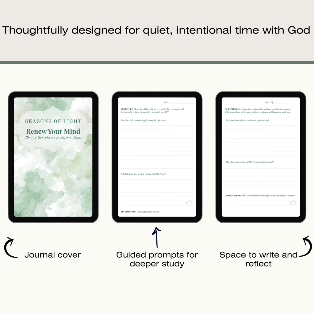 Renew Your Mind – Digital Scripture & Affirmation Journal