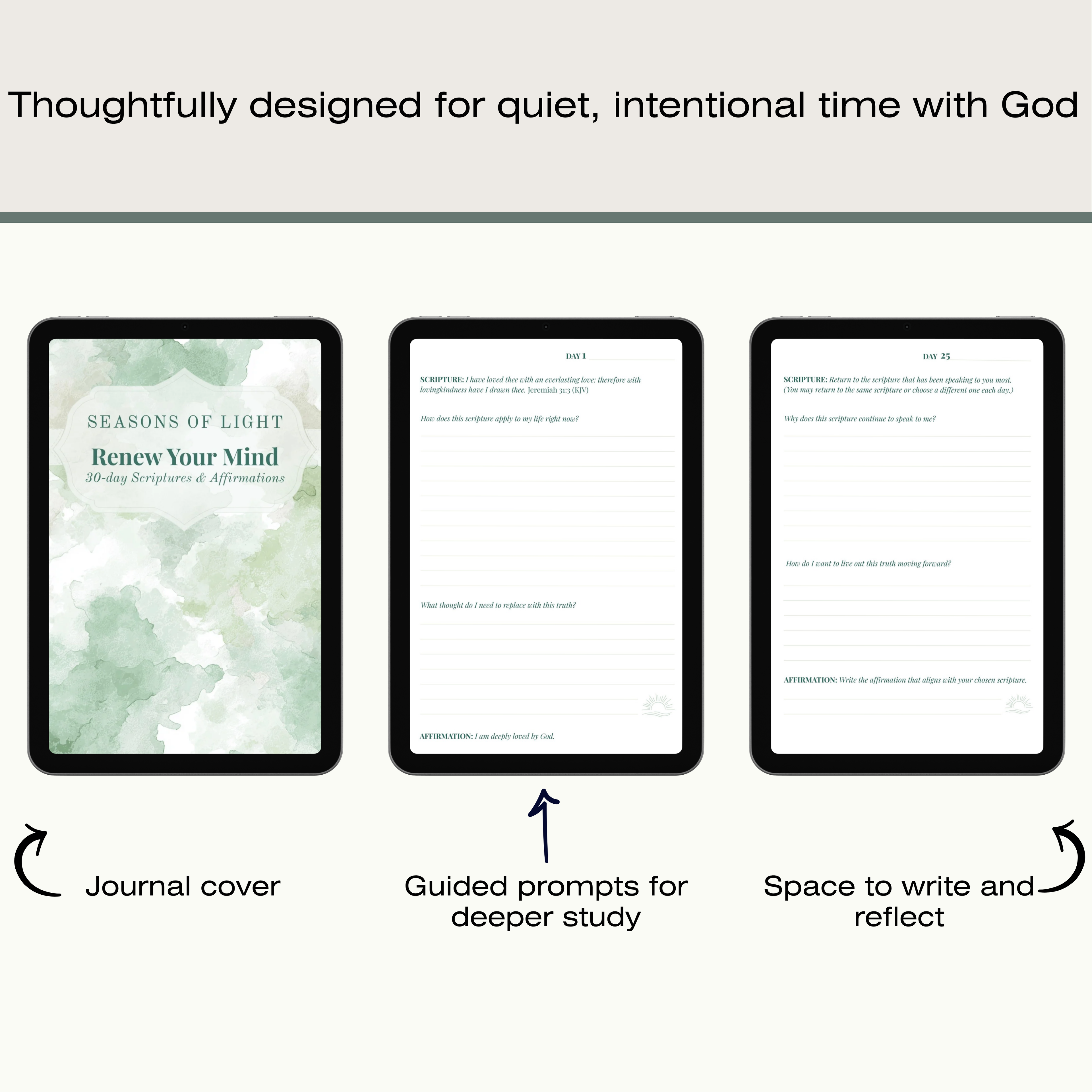 Renew Your Mind – Digital Scripture & Affirmation Journal