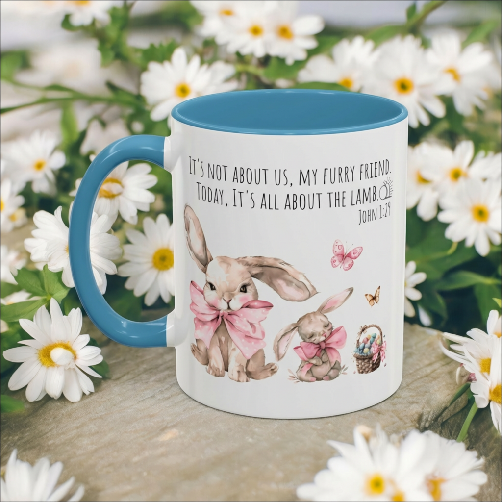 Faith Bunny– Inspirational Mug