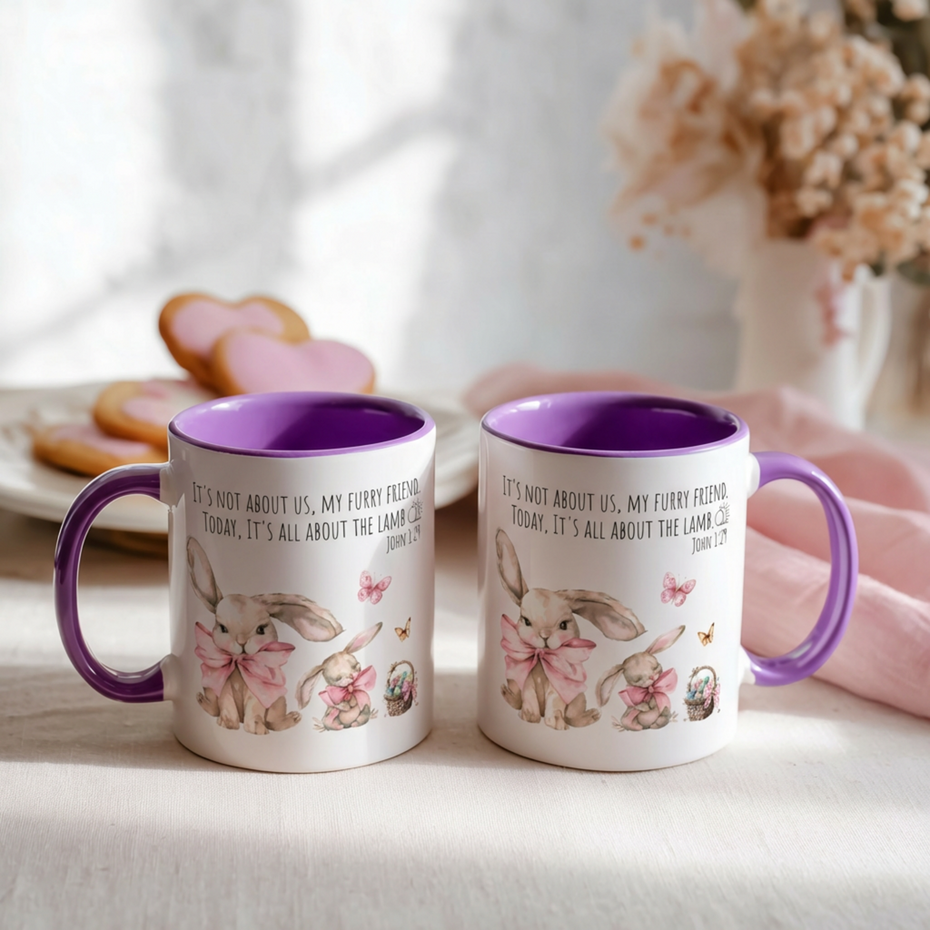 Faith Bunny– Inspirational Mug