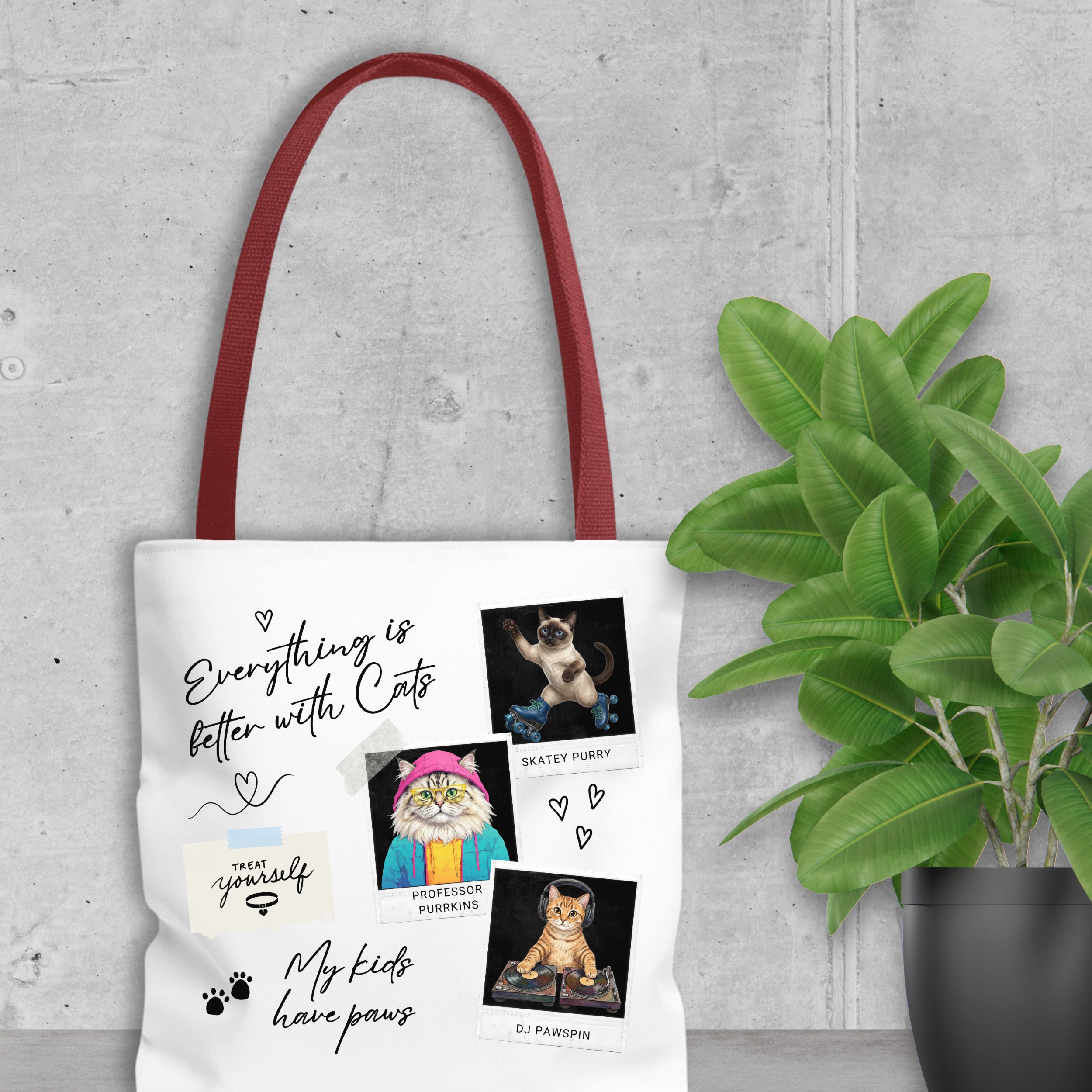 Cat Lover Collage – Tote Bag