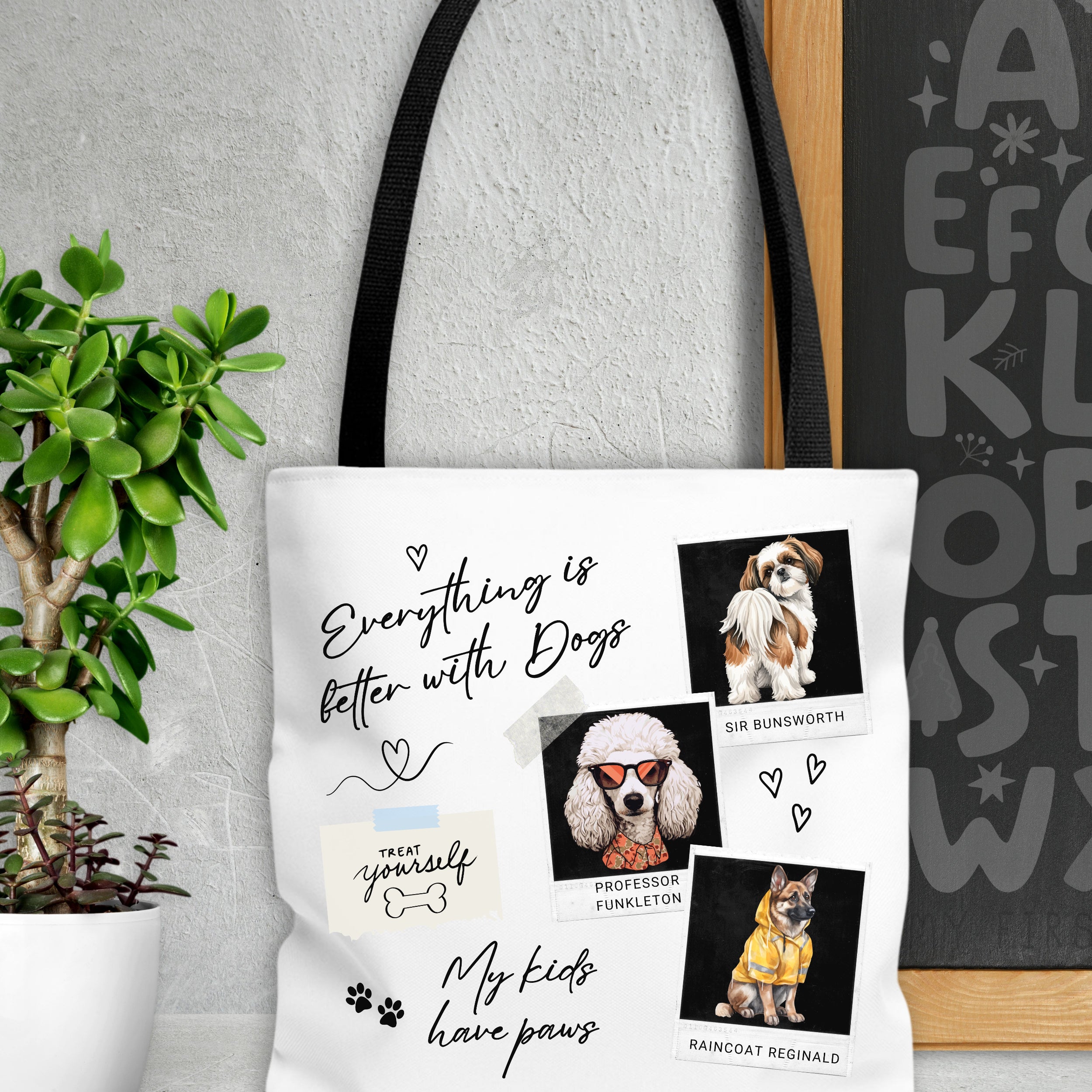 Dog Lover Collage – Tote Bag