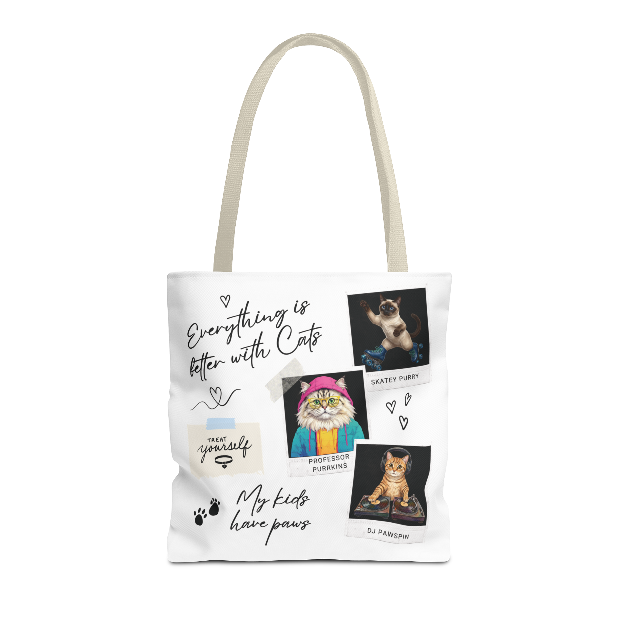 Cat Lover Collage – Tote Bag
