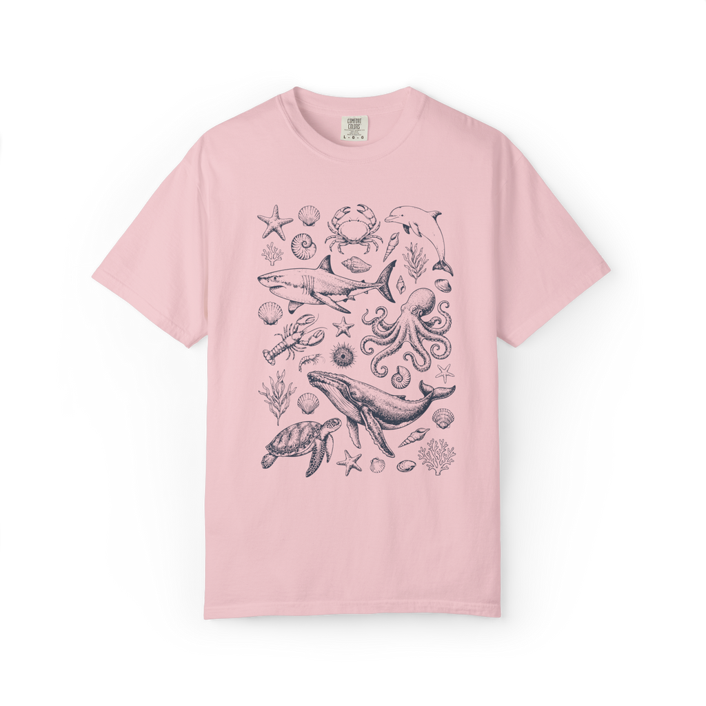 Ocean Animals – Vintage Graphic Tee