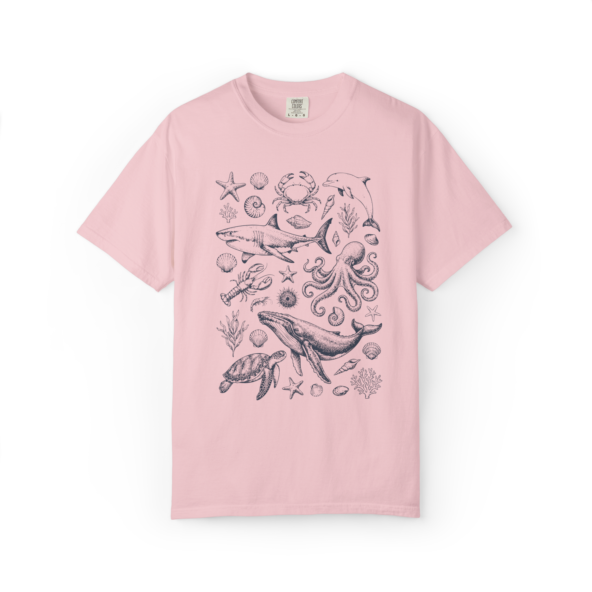 Ocean Animals – Vintage Graphic Tee