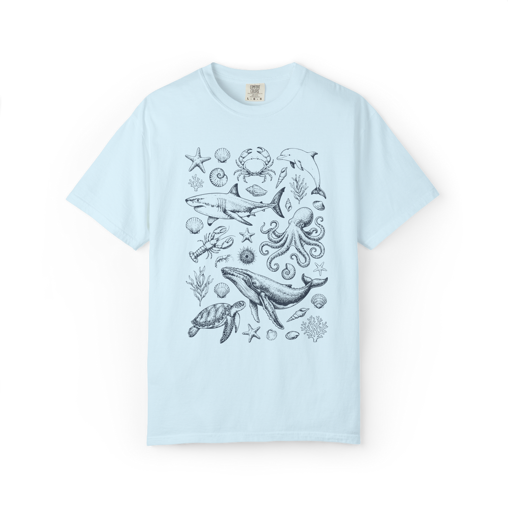 Ocean Animals – Vintage Graphic Tee