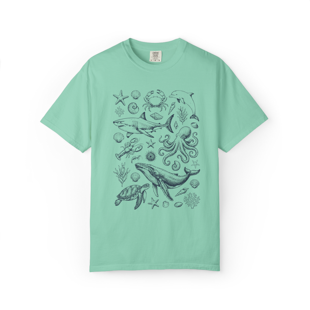 Ocean Animals – Vintage Graphic Tee