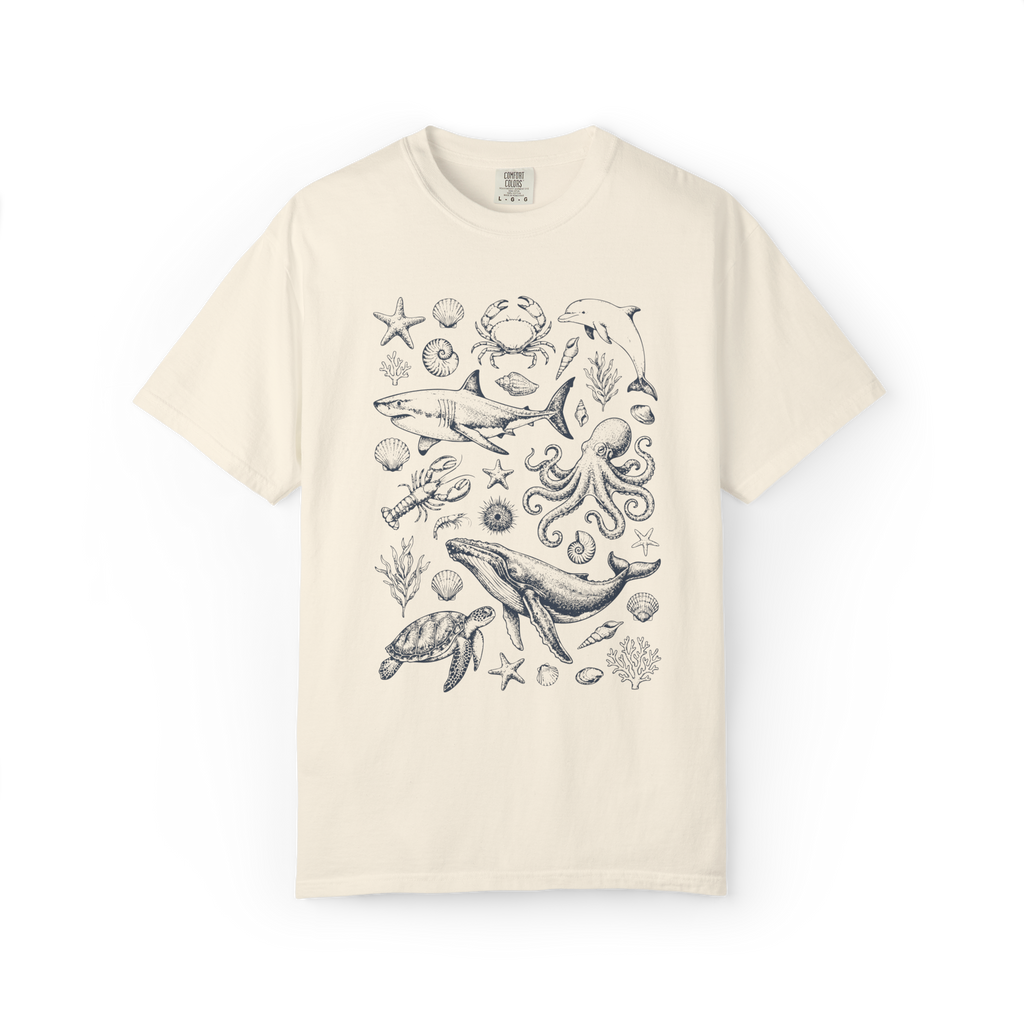 Ocean Animals – Vintage Graphic Tee