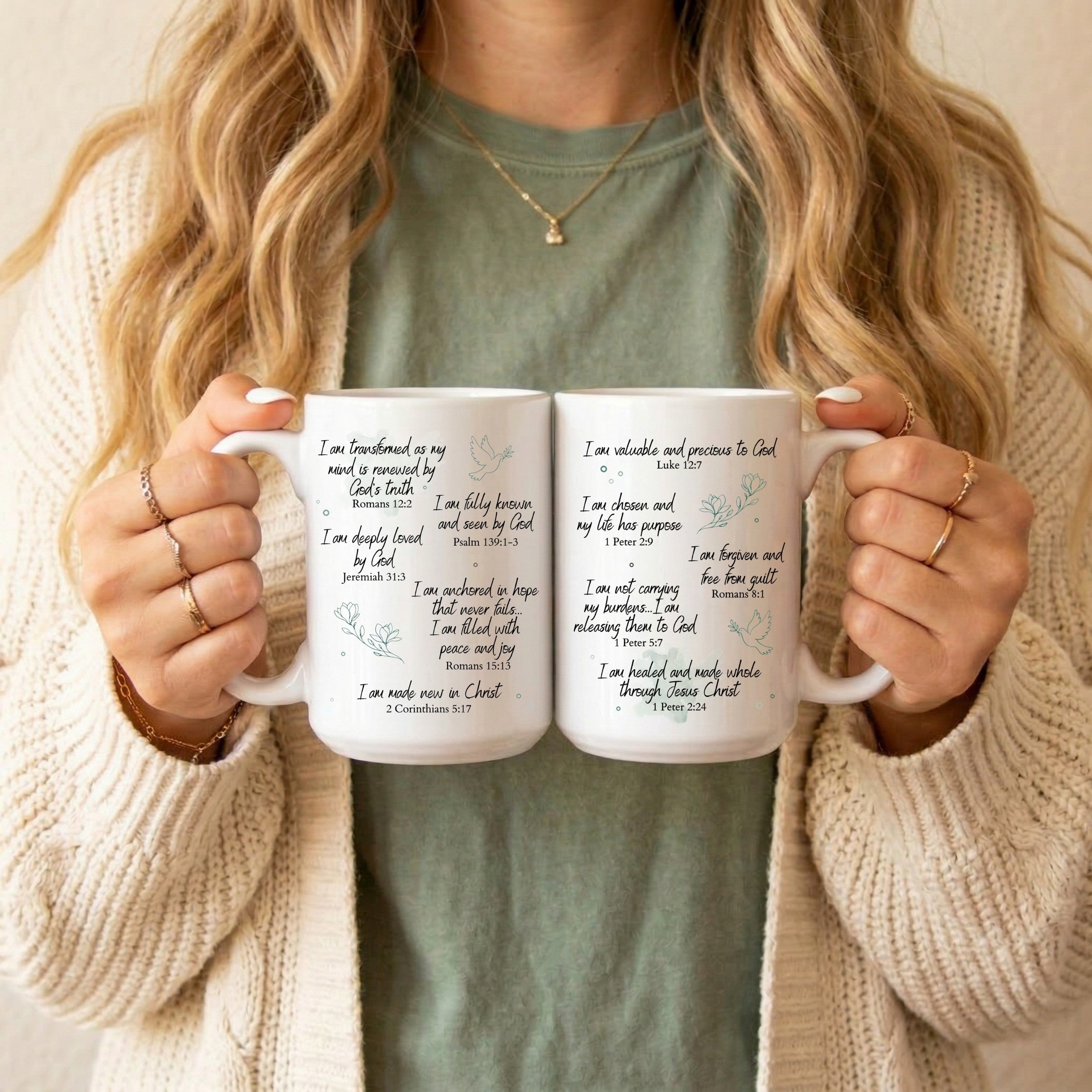Renew Your Mind - I Am Who God Says I Am Scripture Affirmation Mug