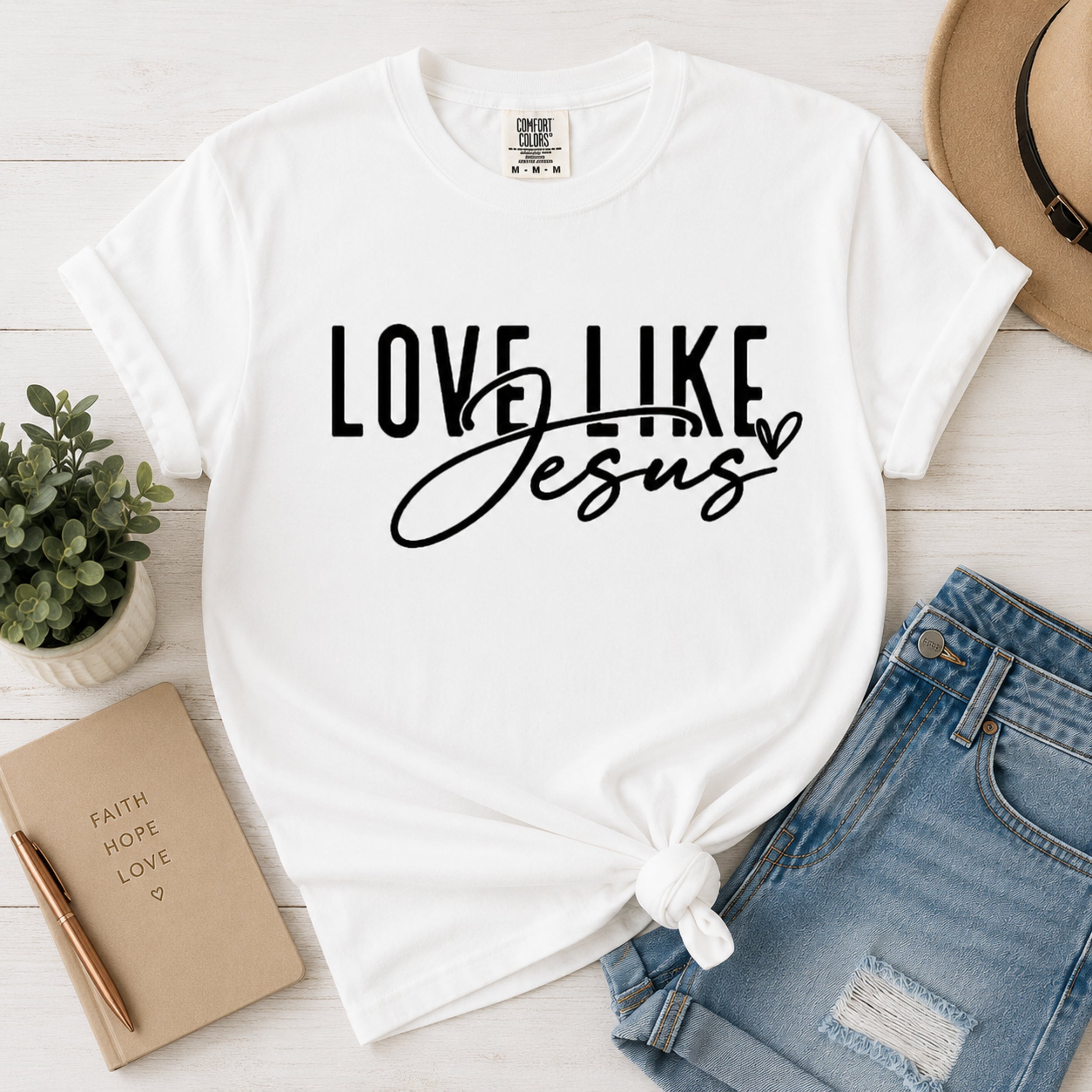 Love Like Jesus – Christian Faith Tee