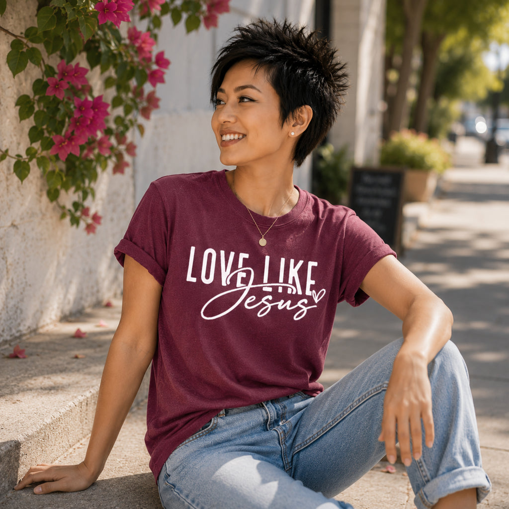 Love Like Jesus – Christian Faith Tee