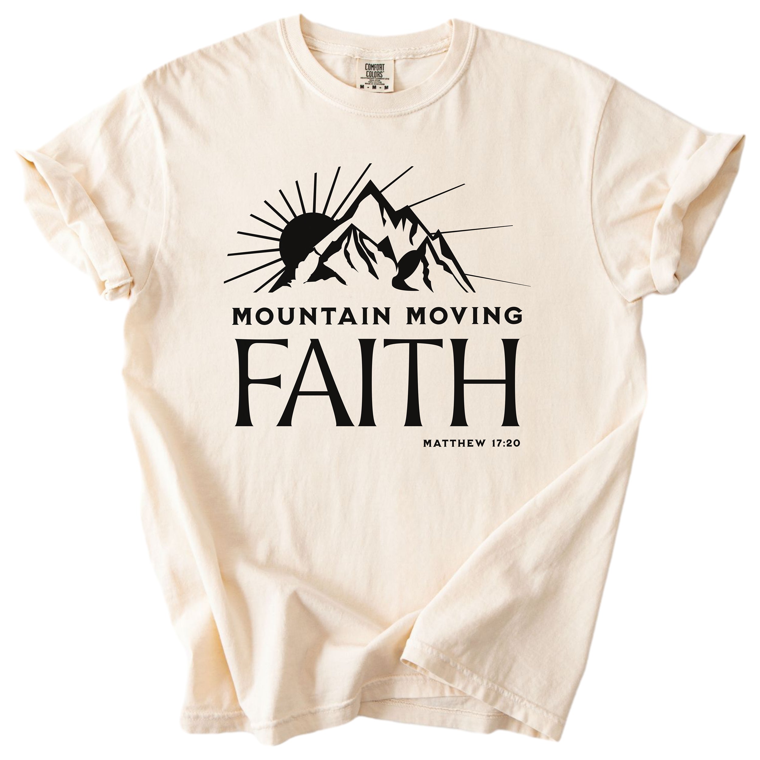 Faith That Moves Mountains – Christian Graphic Tee