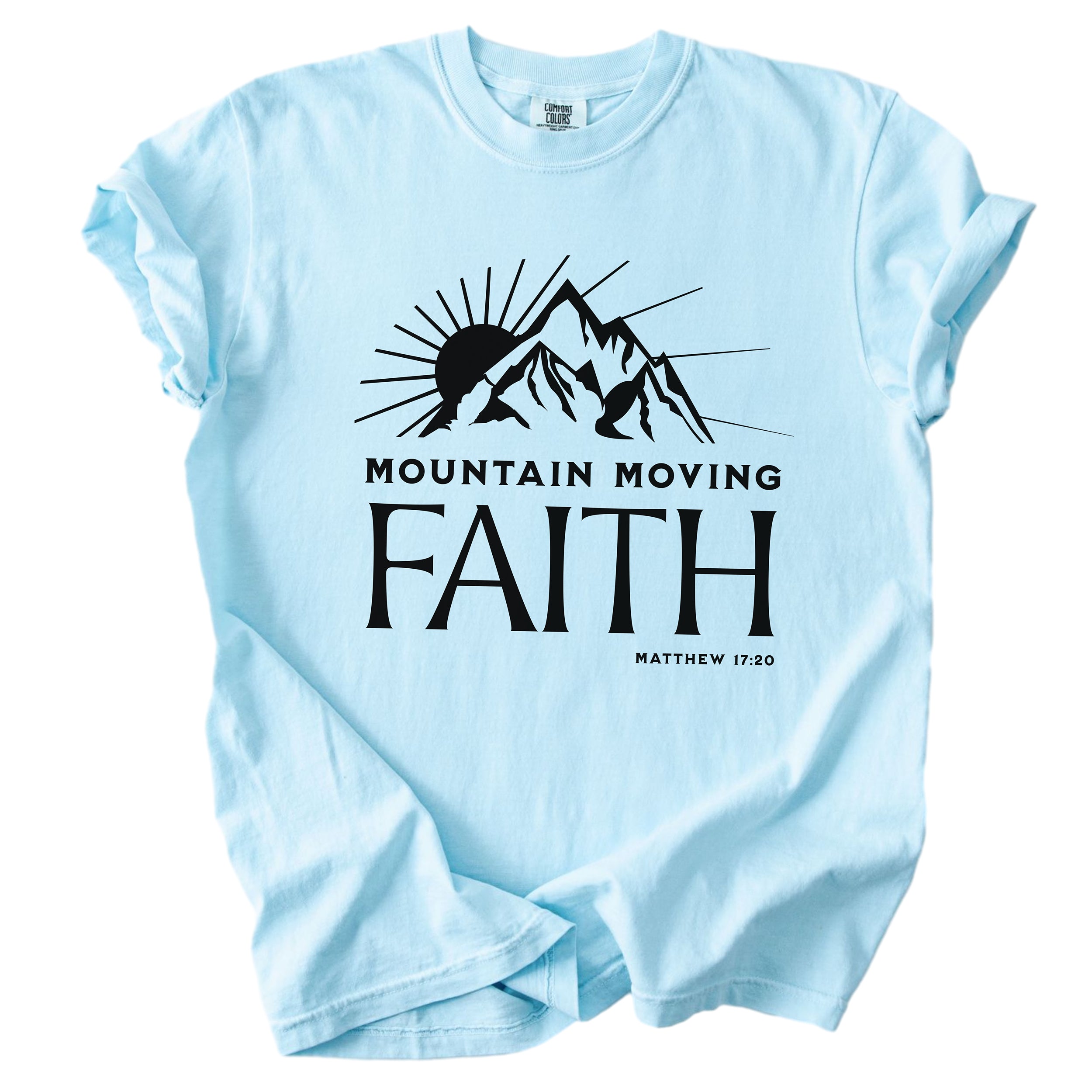Faith That Moves Mountains – Christian Graphic Tee