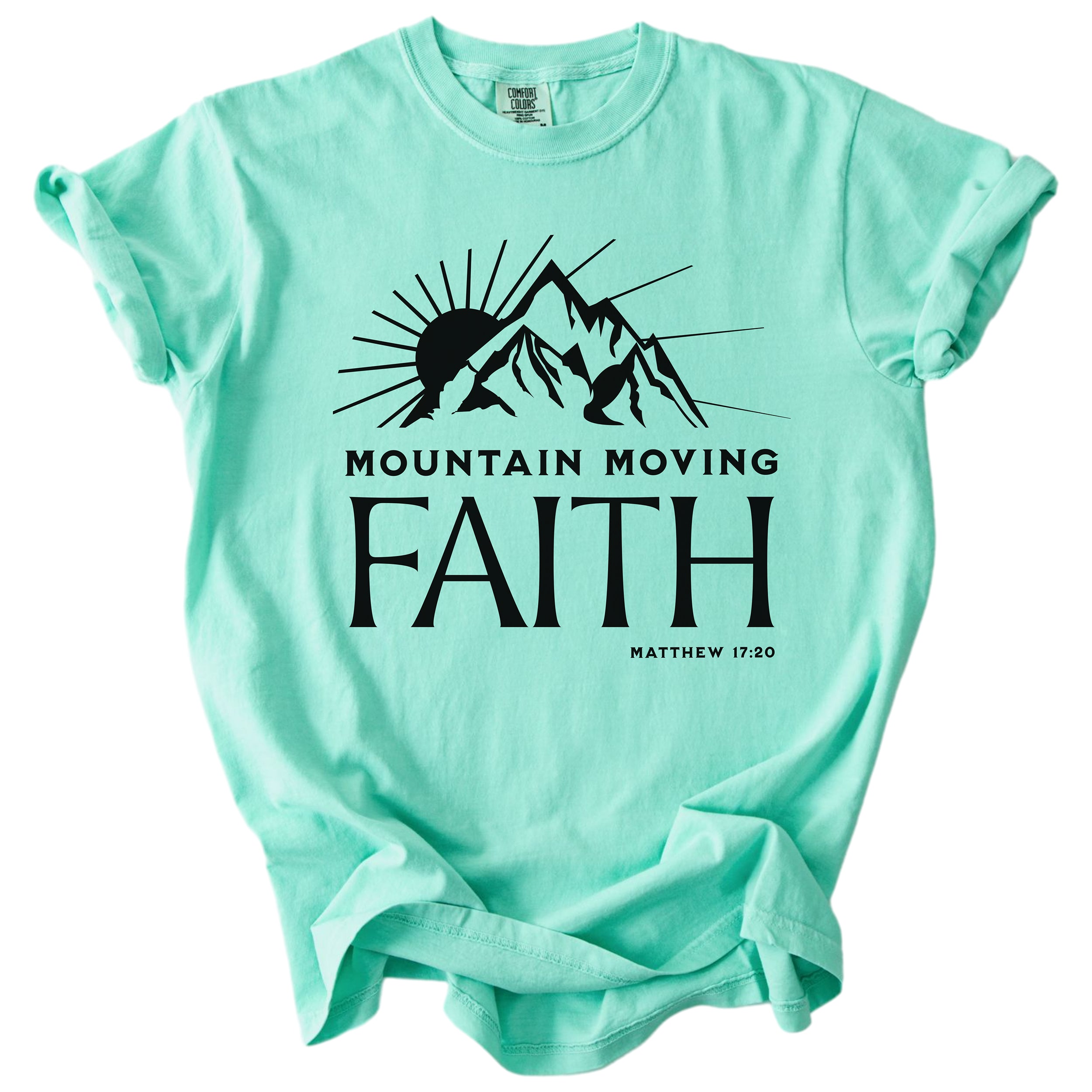 Faith That Moves Mountains – Christian Graphic Tee