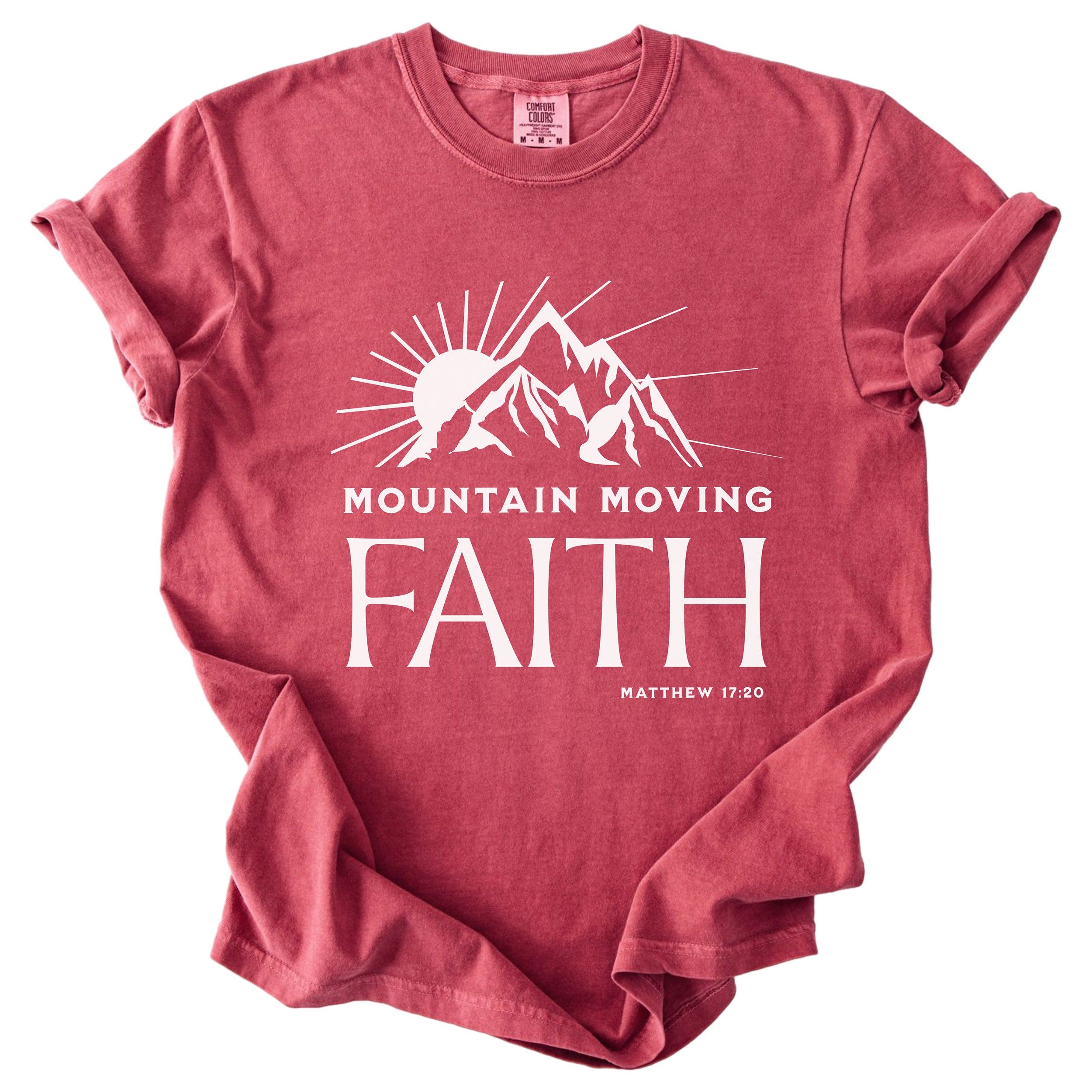Faith That Moves Mountains – Christian Graphic Tee