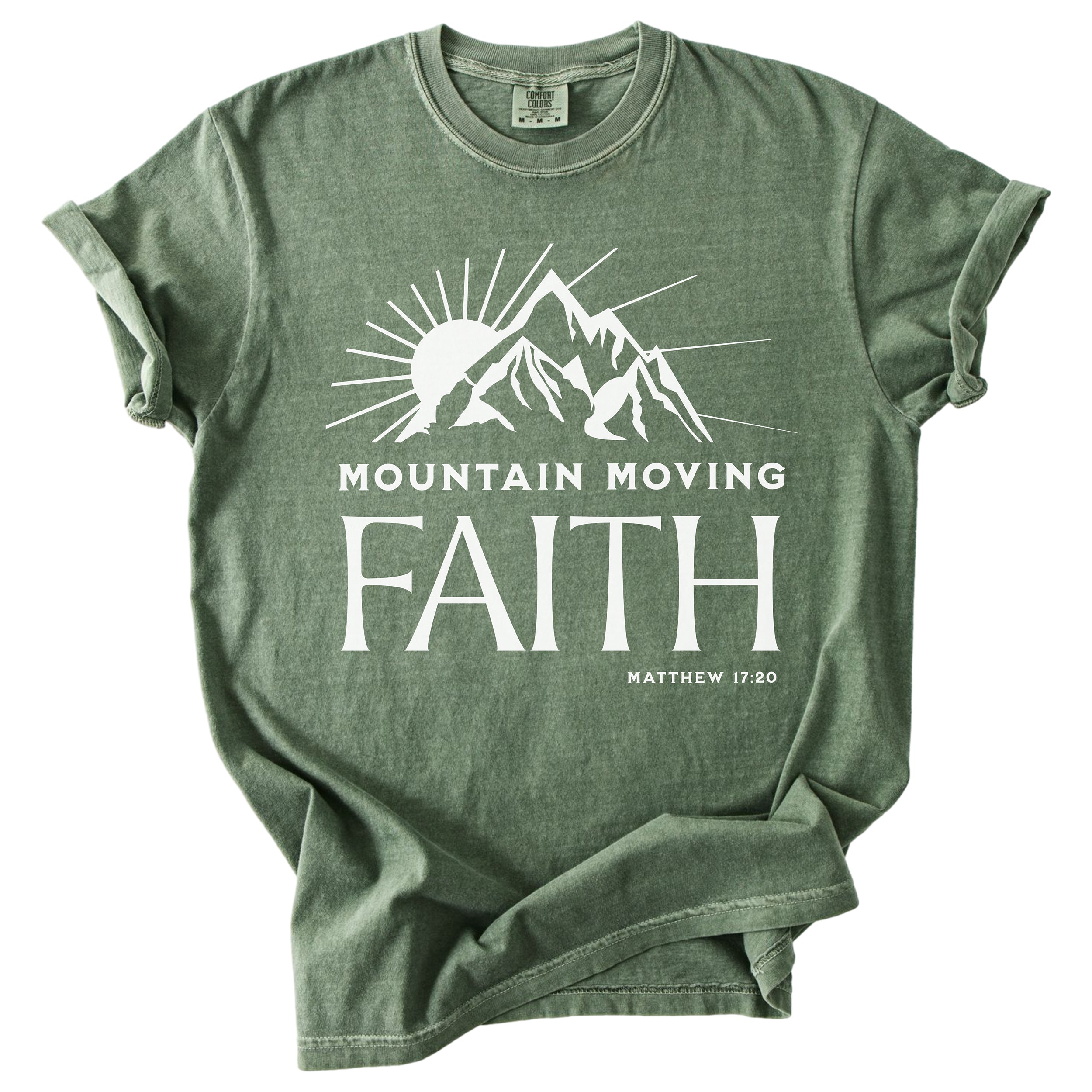 Faith That Moves Mountains – Christian Graphic Tee