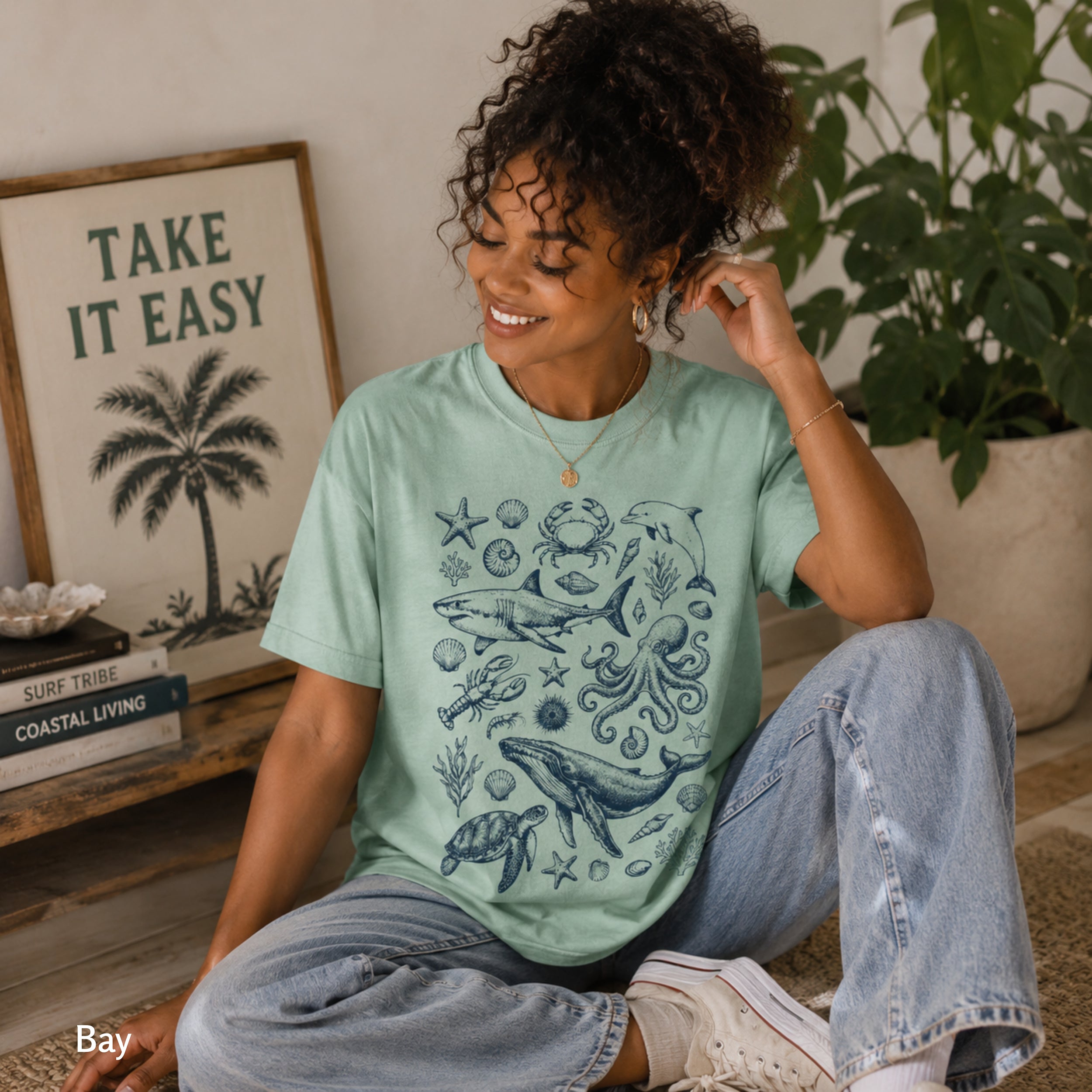 Ocean Animals – Vintage Graphic Tee