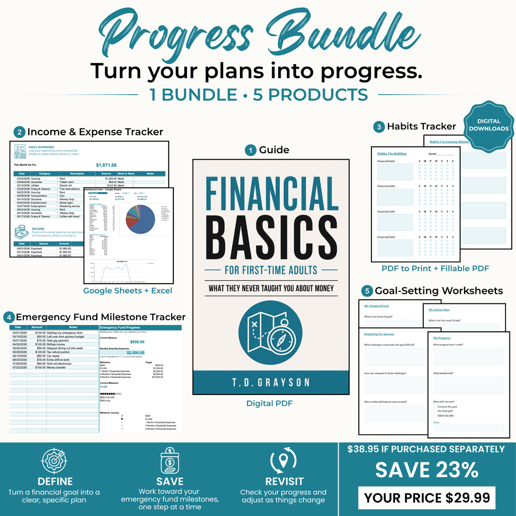 Financial Basics - Progress Bundle
