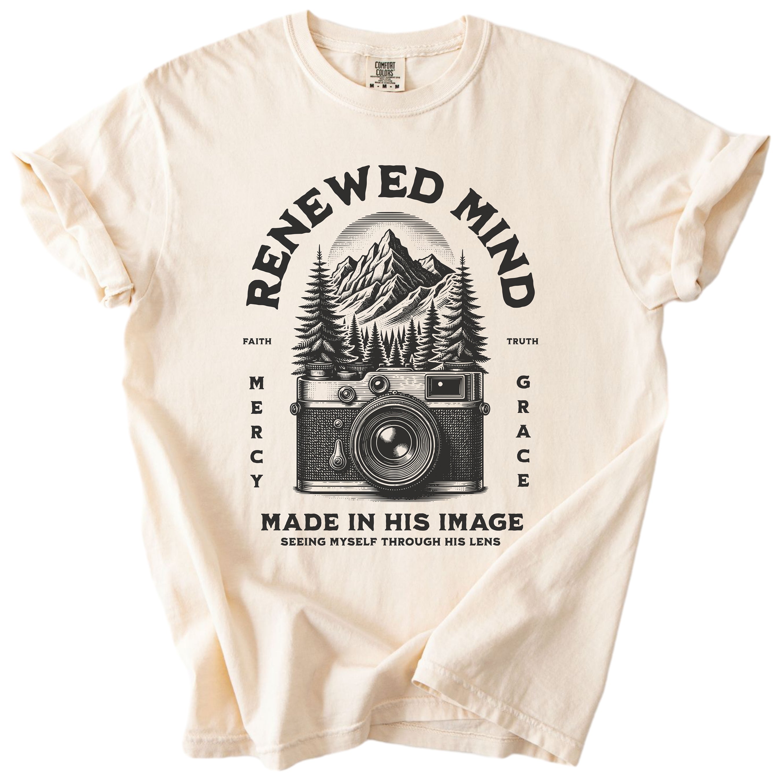 Renewed Mind – Christian Graphic Tee
