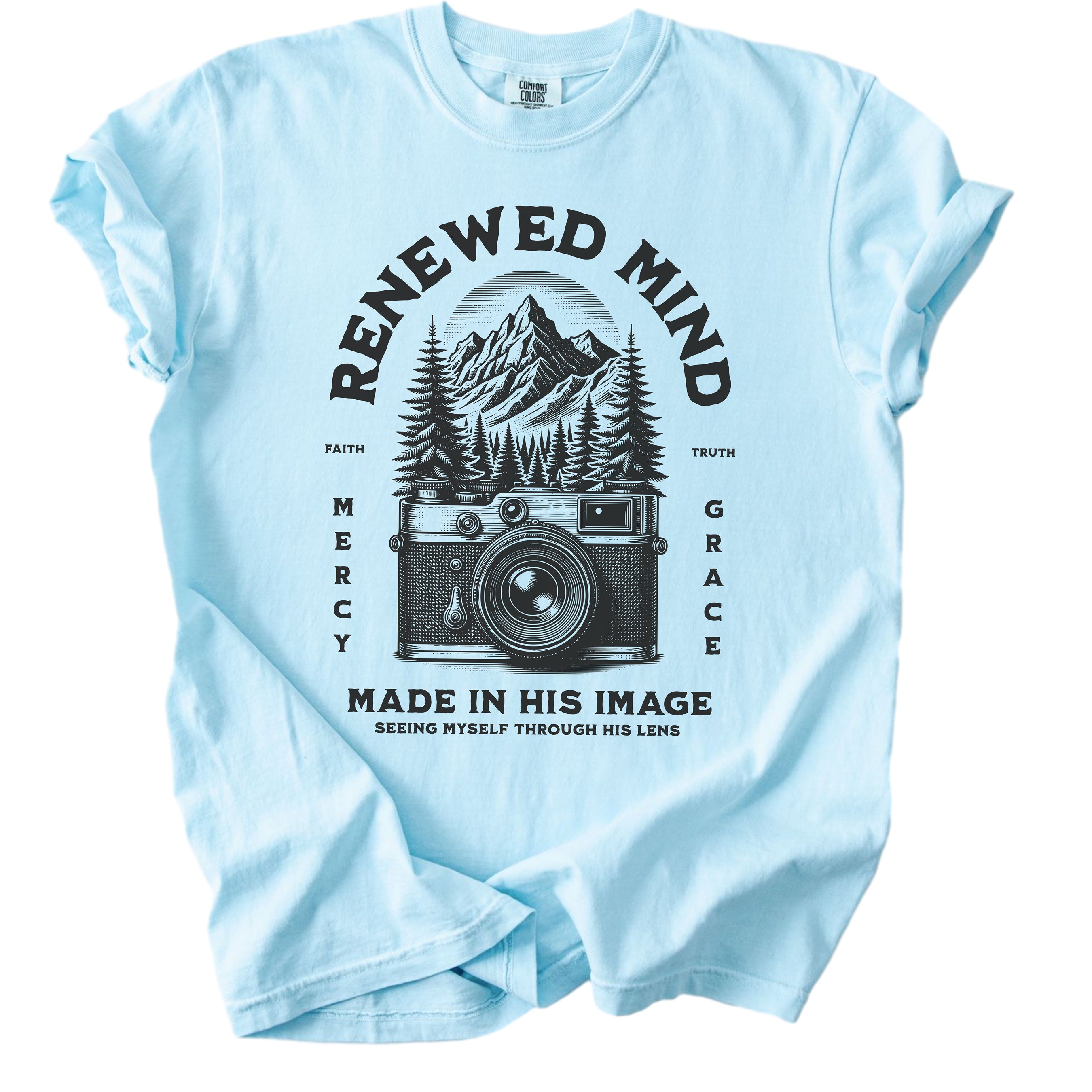 Renewed Mind – Christian Graphic Tee
