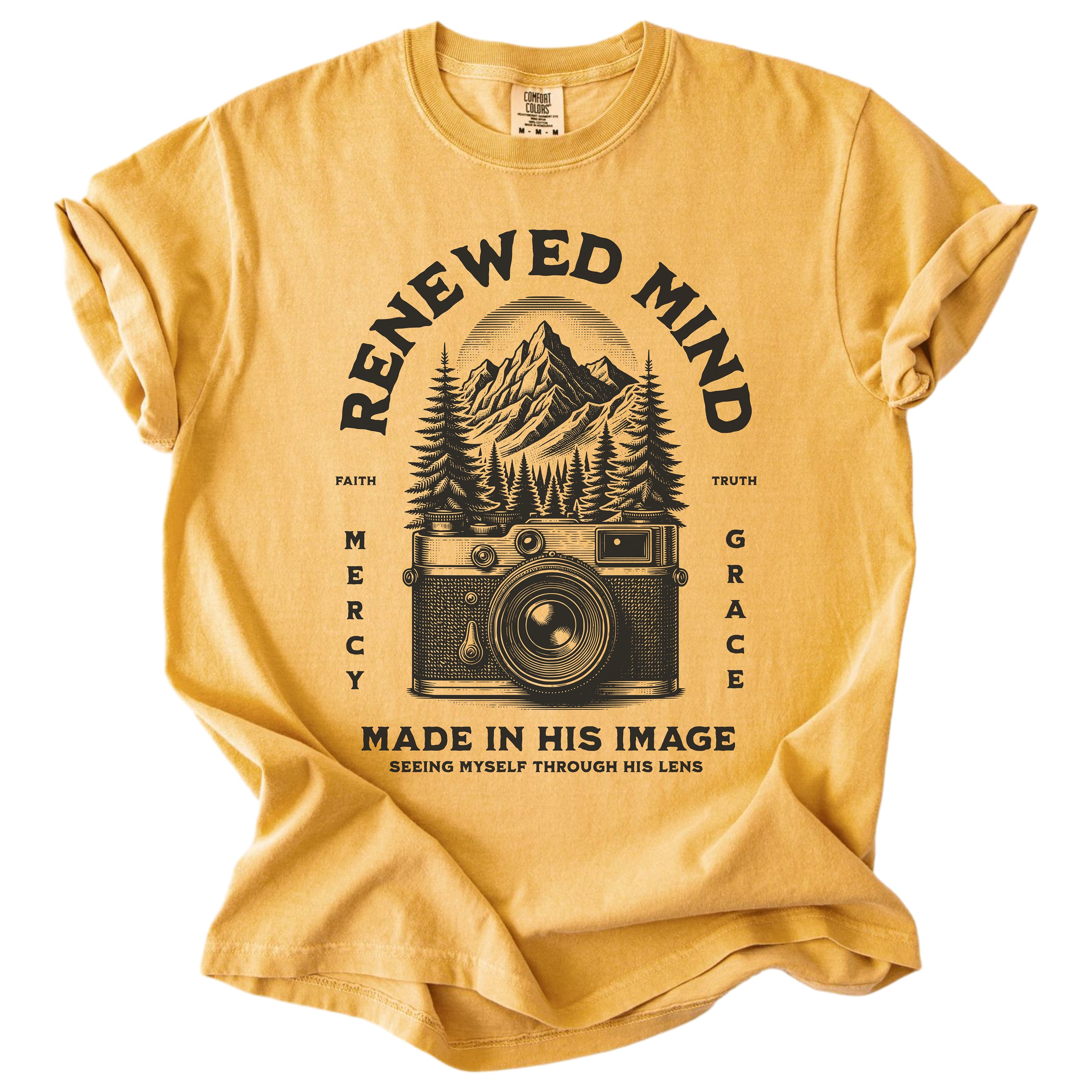 Renewed Mind – Christian Graphic Tee