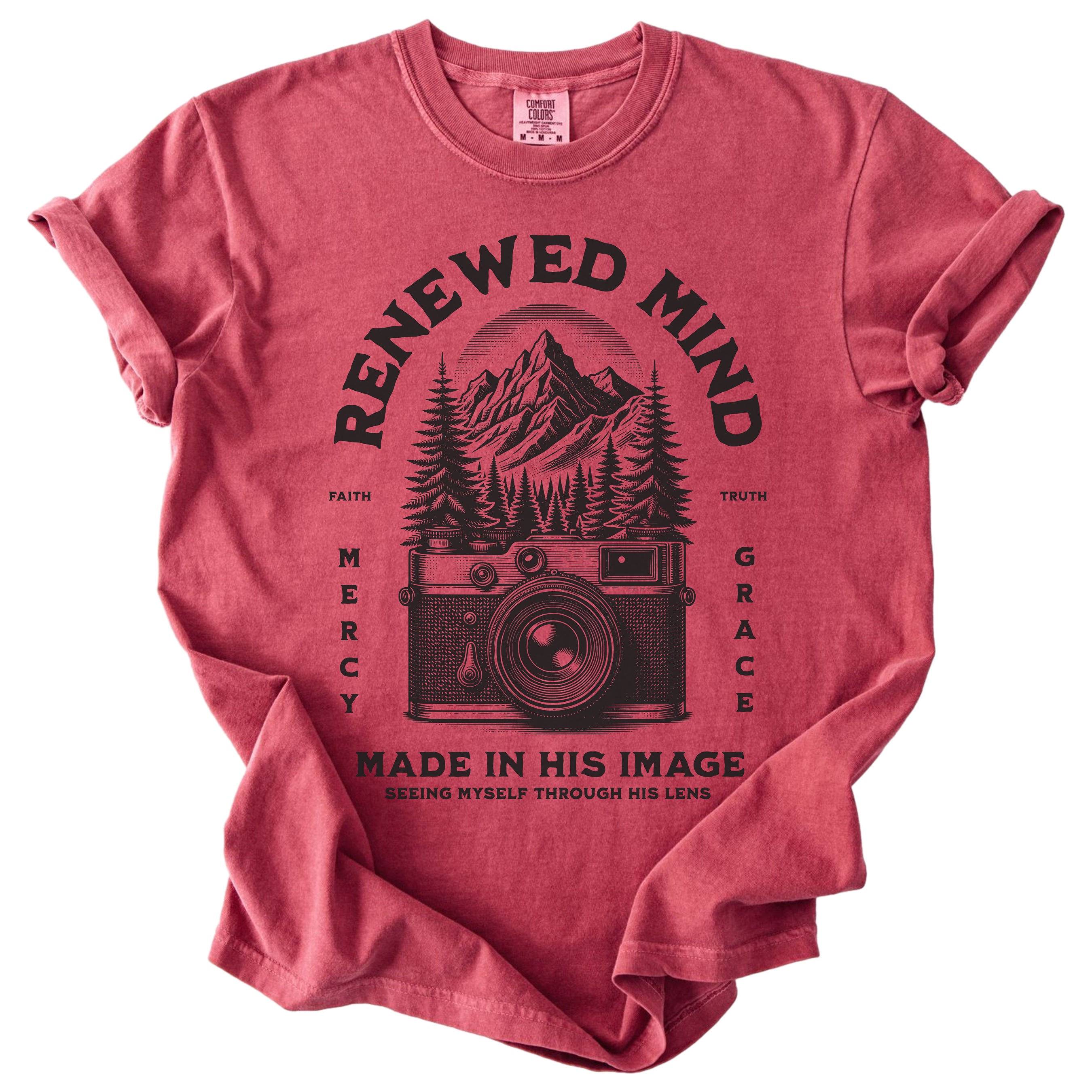 Renewed Mind – Christian Graphic Tee
