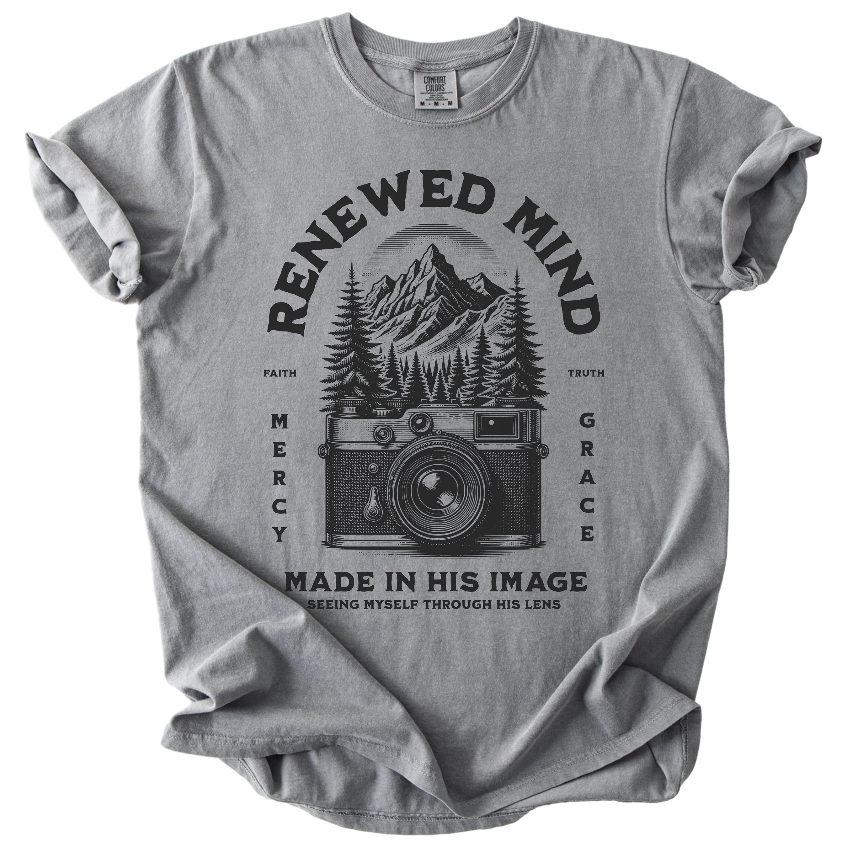 Renewed Mind – Christian Graphic Tee