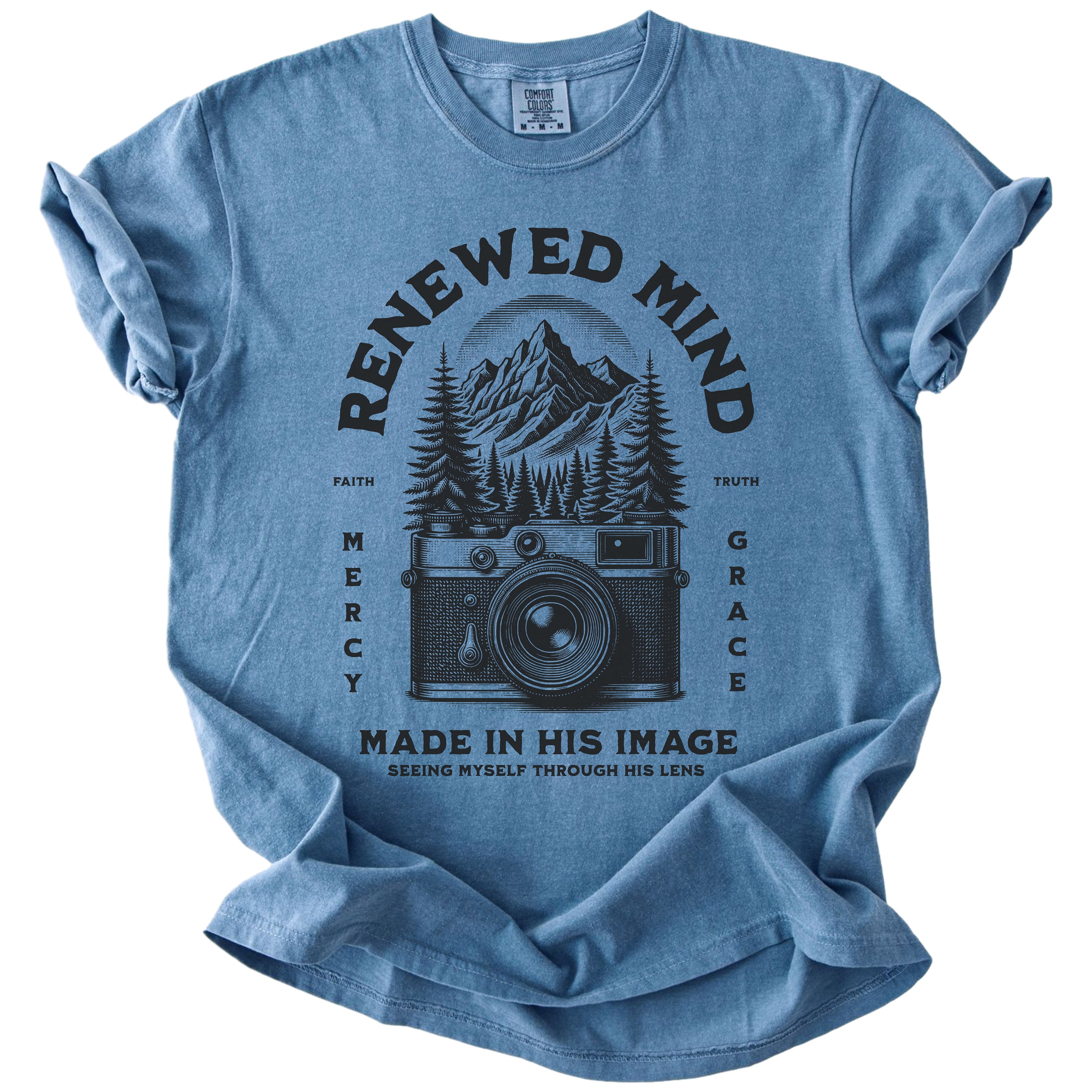 Renewed Mind – Christian Graphic Tee