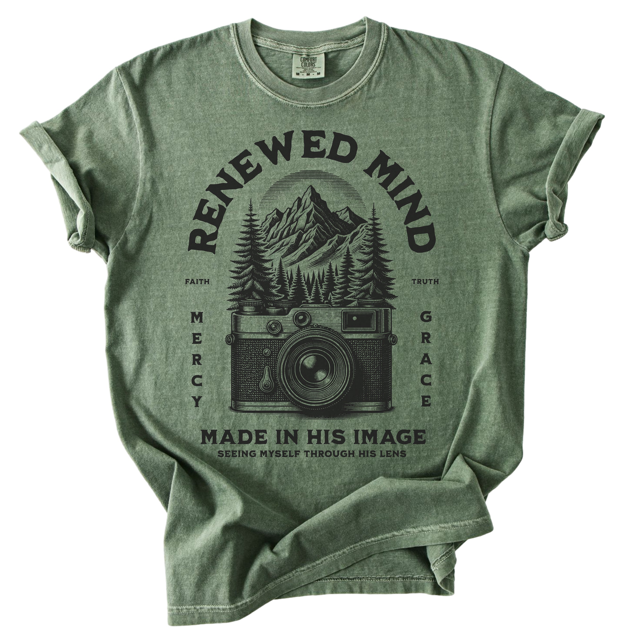 Renewed Mind – Christian Graphic Tee