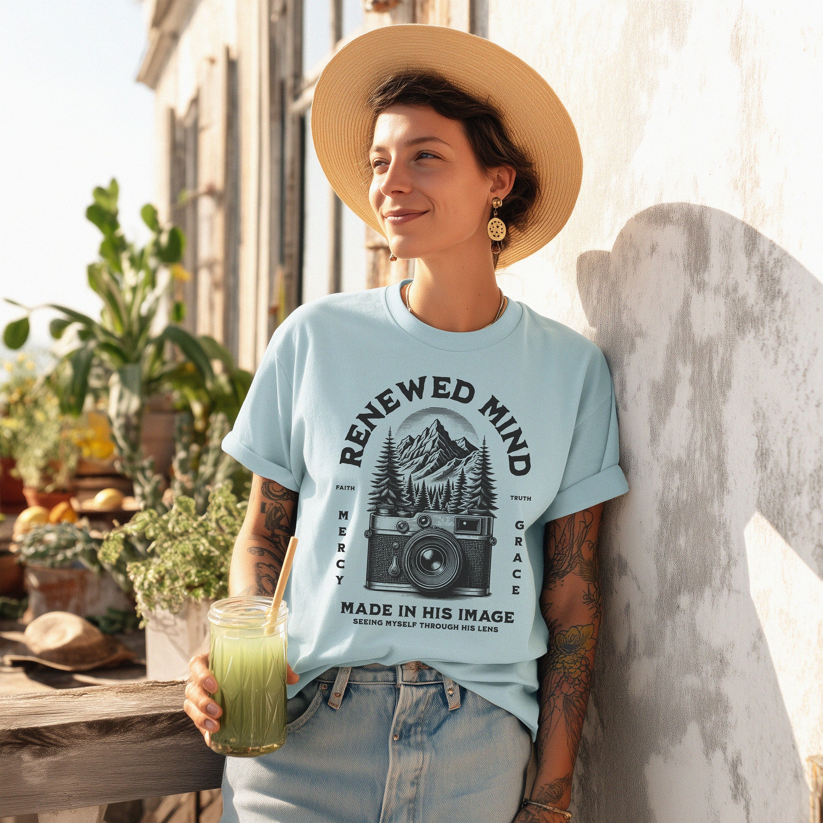 Renewed Mind – Christian Graphic Tee