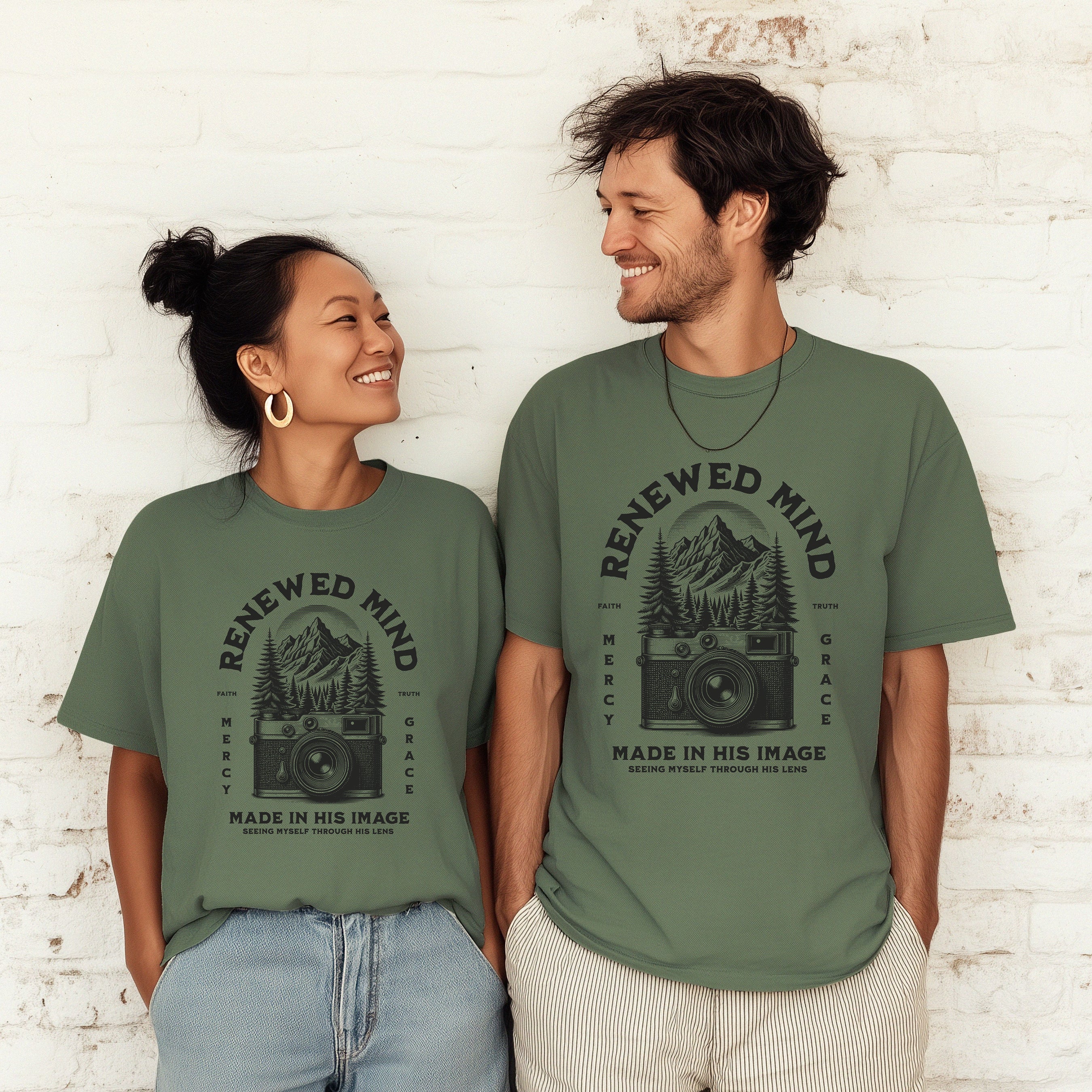Renewed Mind – Christian Graphic Tee