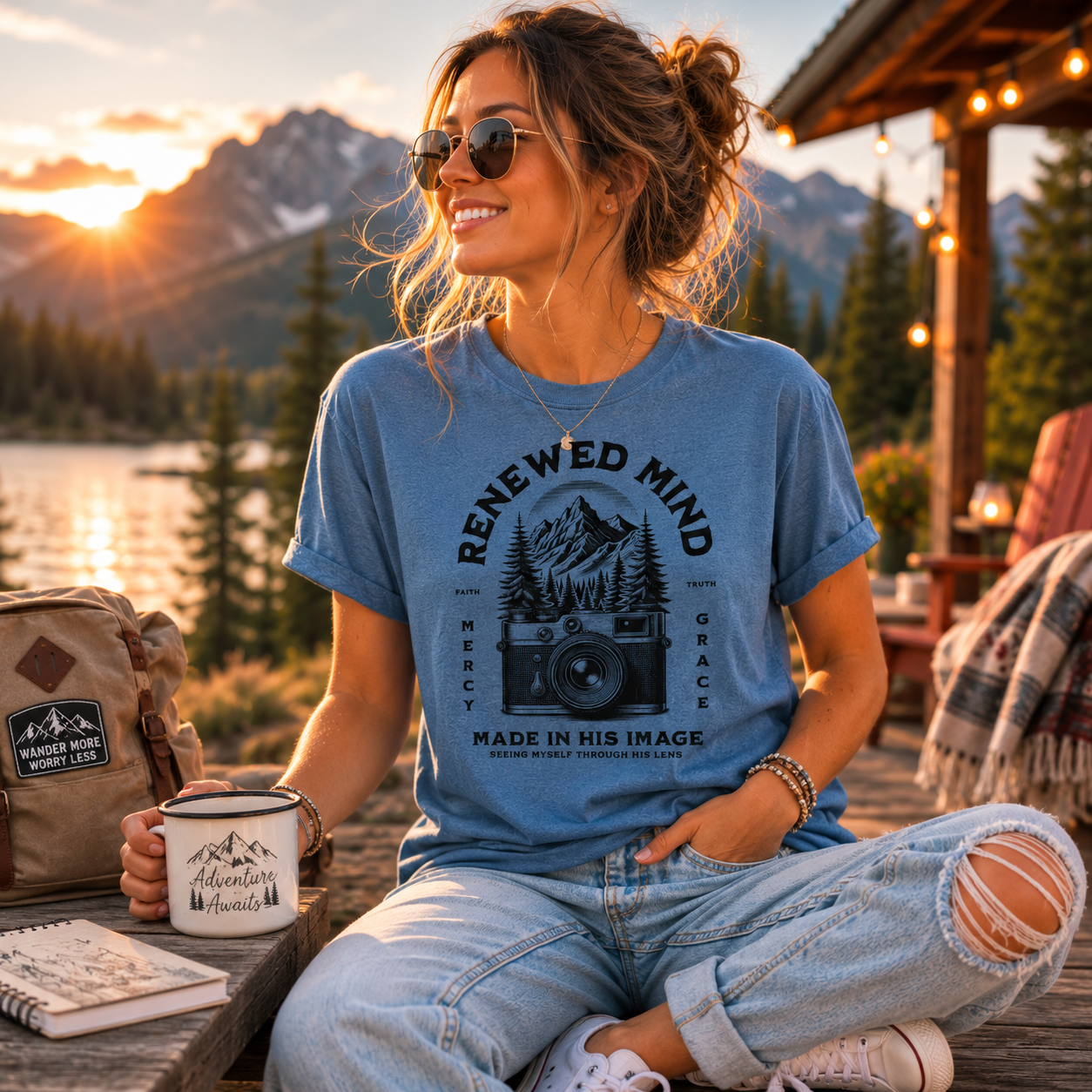 Renewed Mind – Christian Graphic Tee