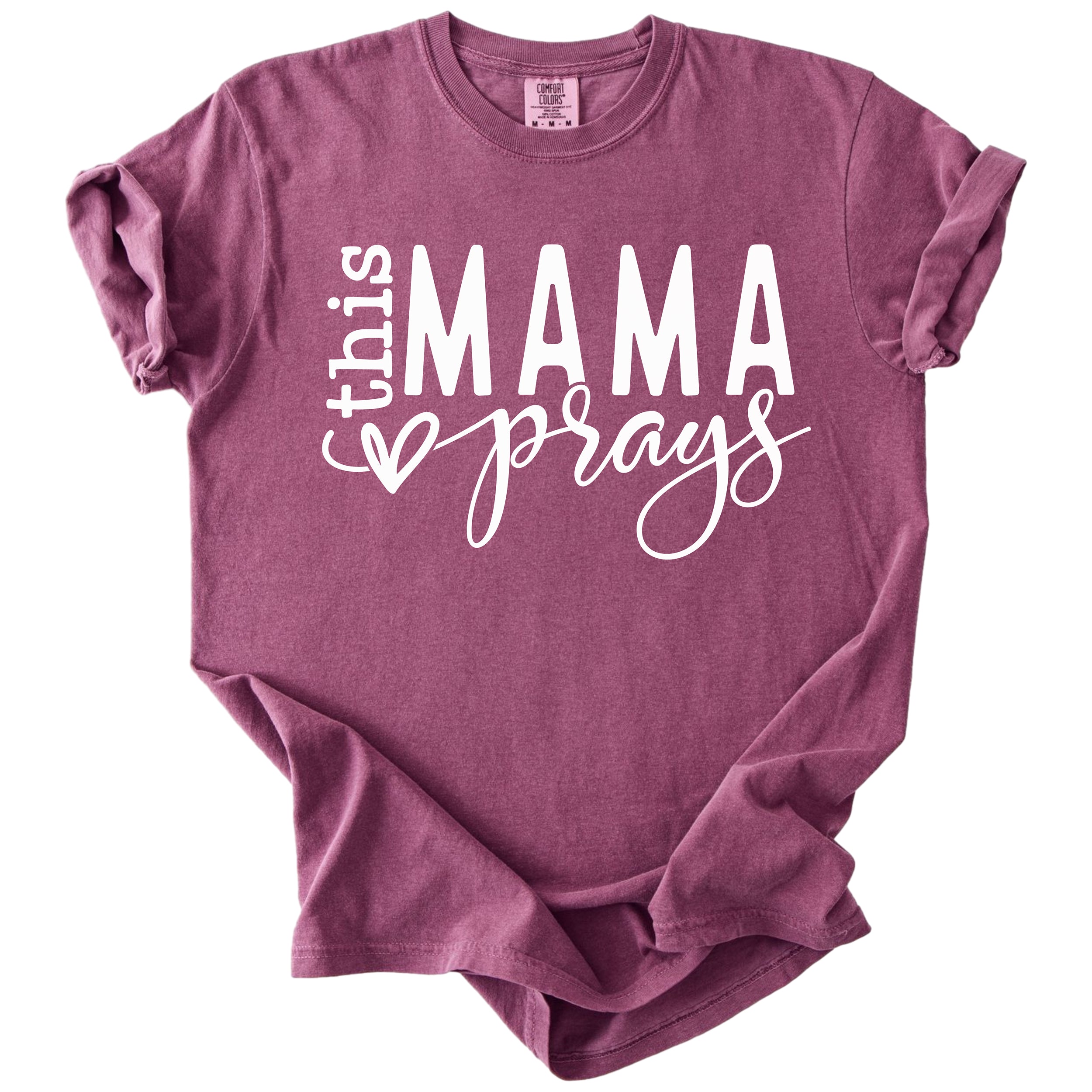 This Mama Prays – Christian Mom Tee
