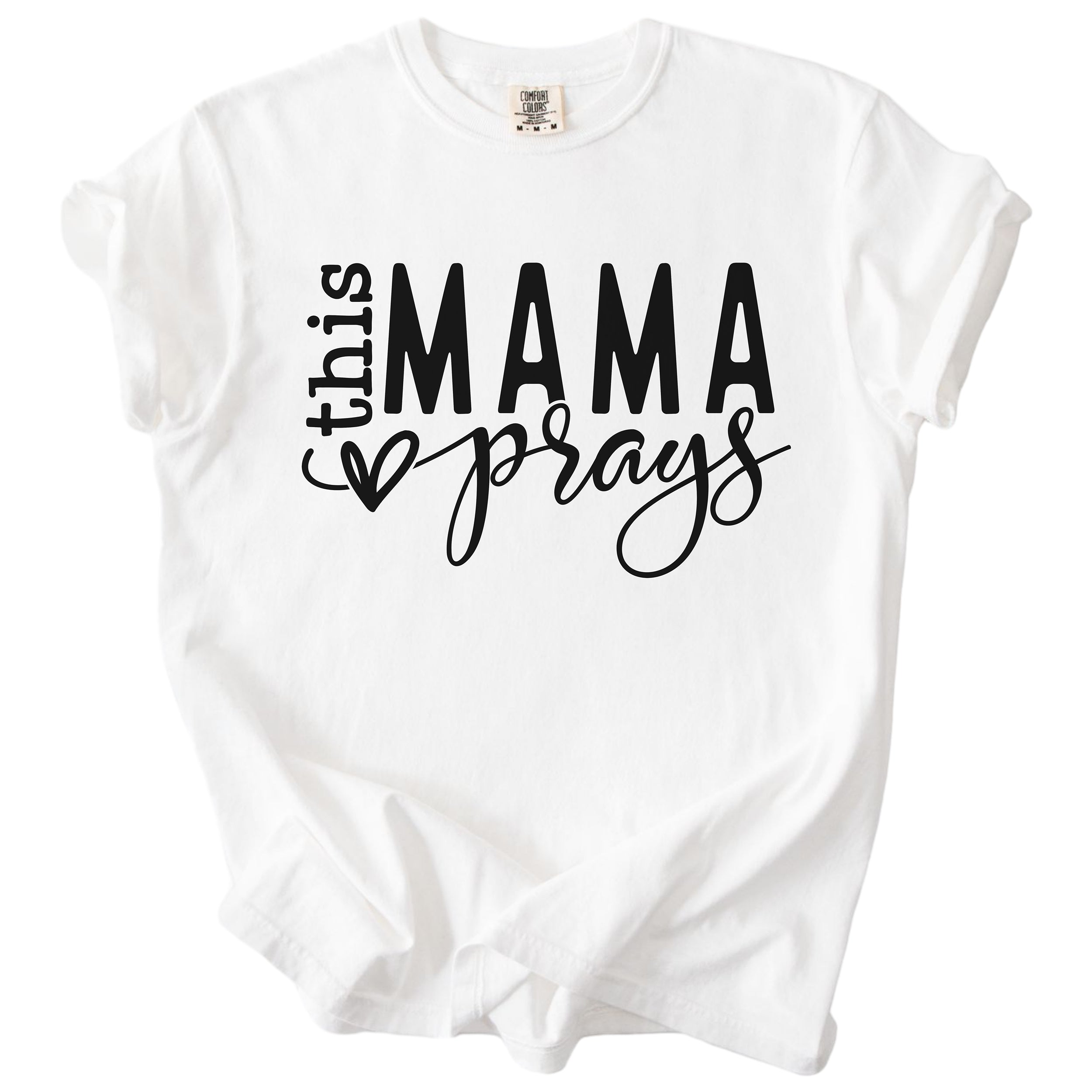 This Mama Prays – Christian Mom Tee