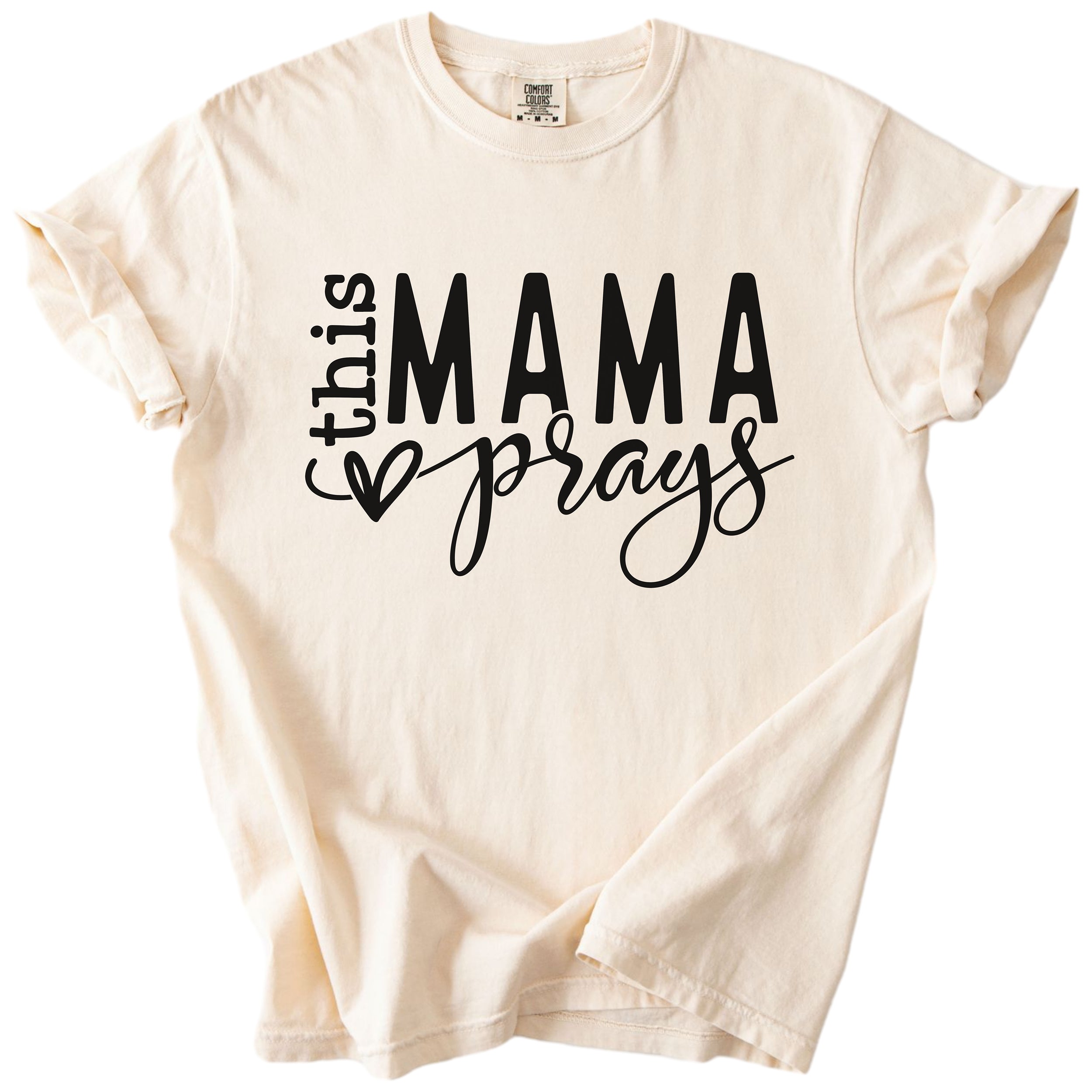This Mama Prays – Christian Mom Tee
