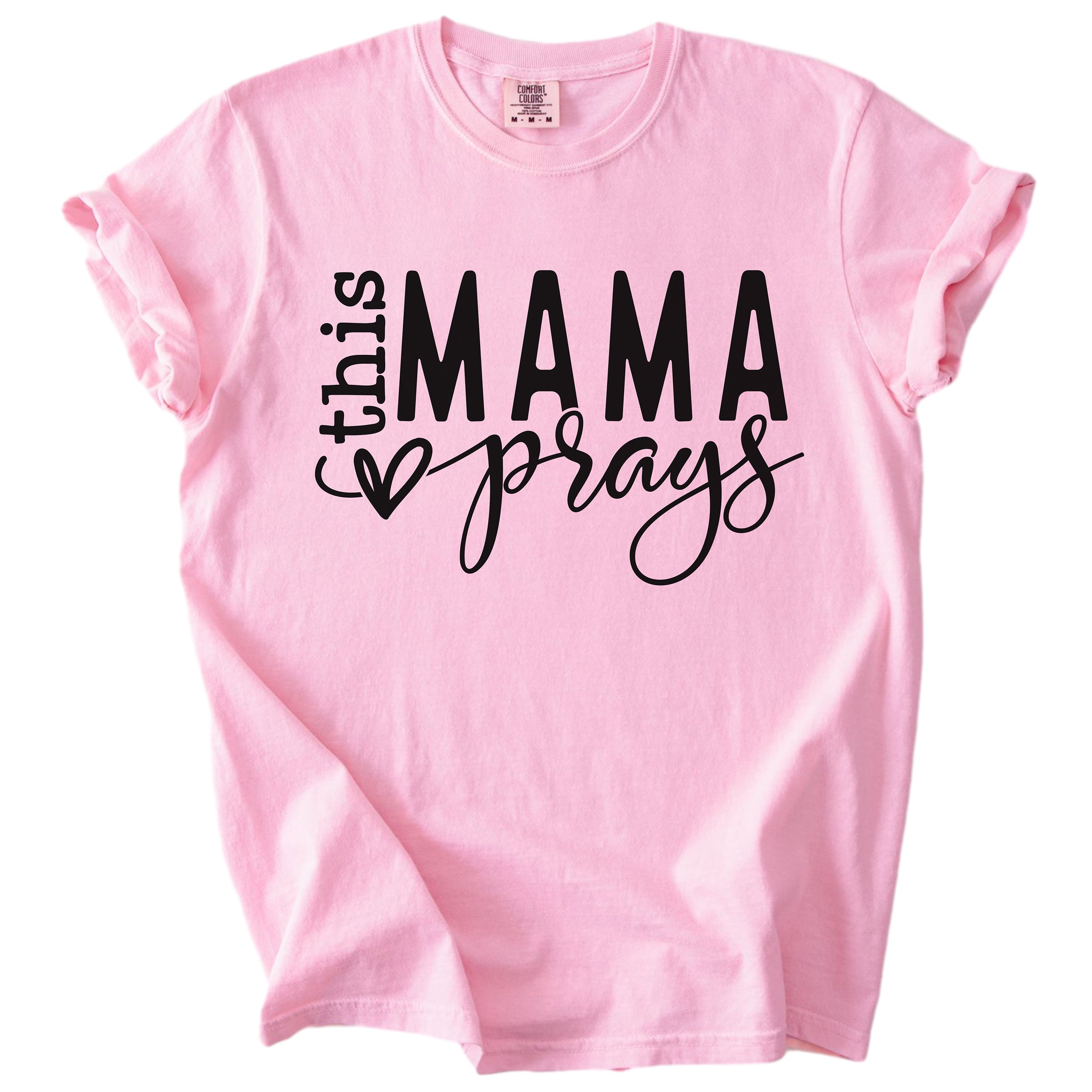 This Mama Prays – Christian Mom Tee