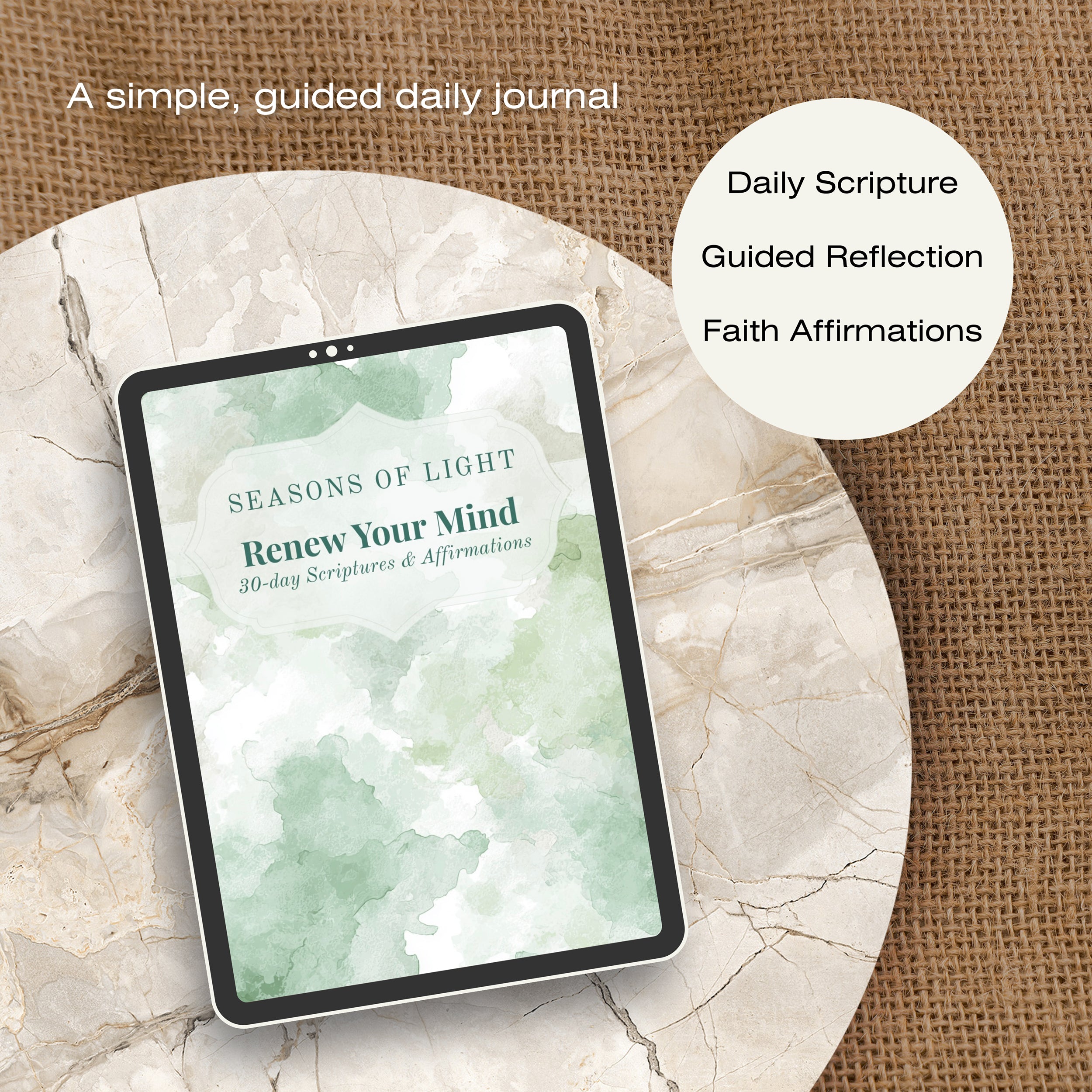 Renew Your Mind – Digital Scripture & Affirmation Journal